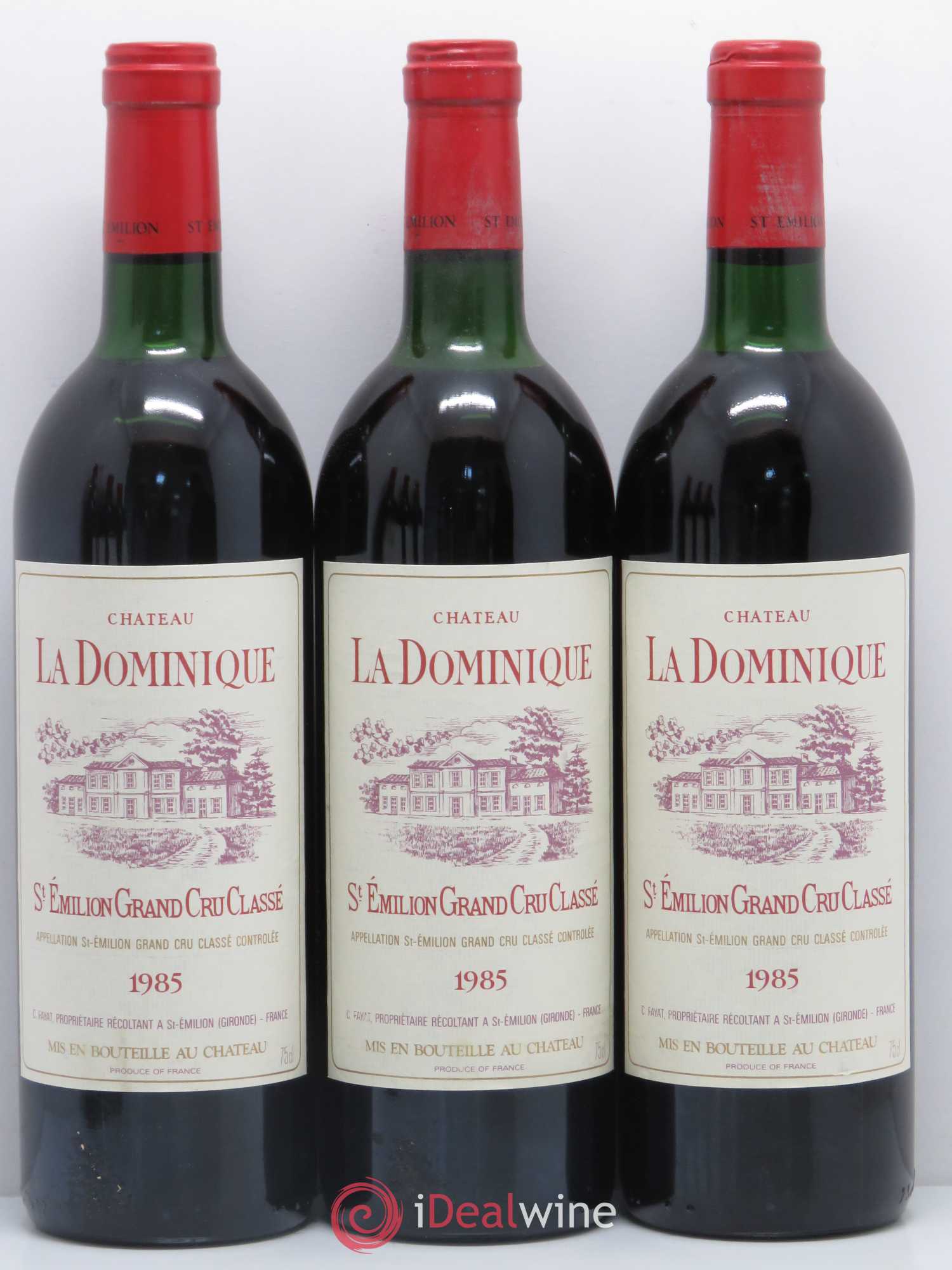 Château la Dominique Grand Cru Classé 1985 - Lot de 12 bouteilles - 3