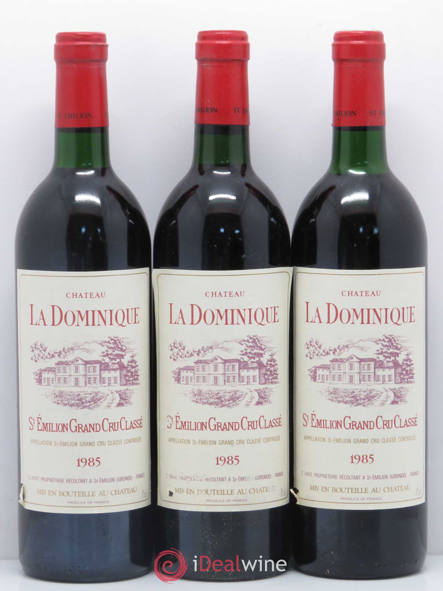 Château la Dominique Grand Cru Classé 1985 - Lot de 12 bouteilles - 4