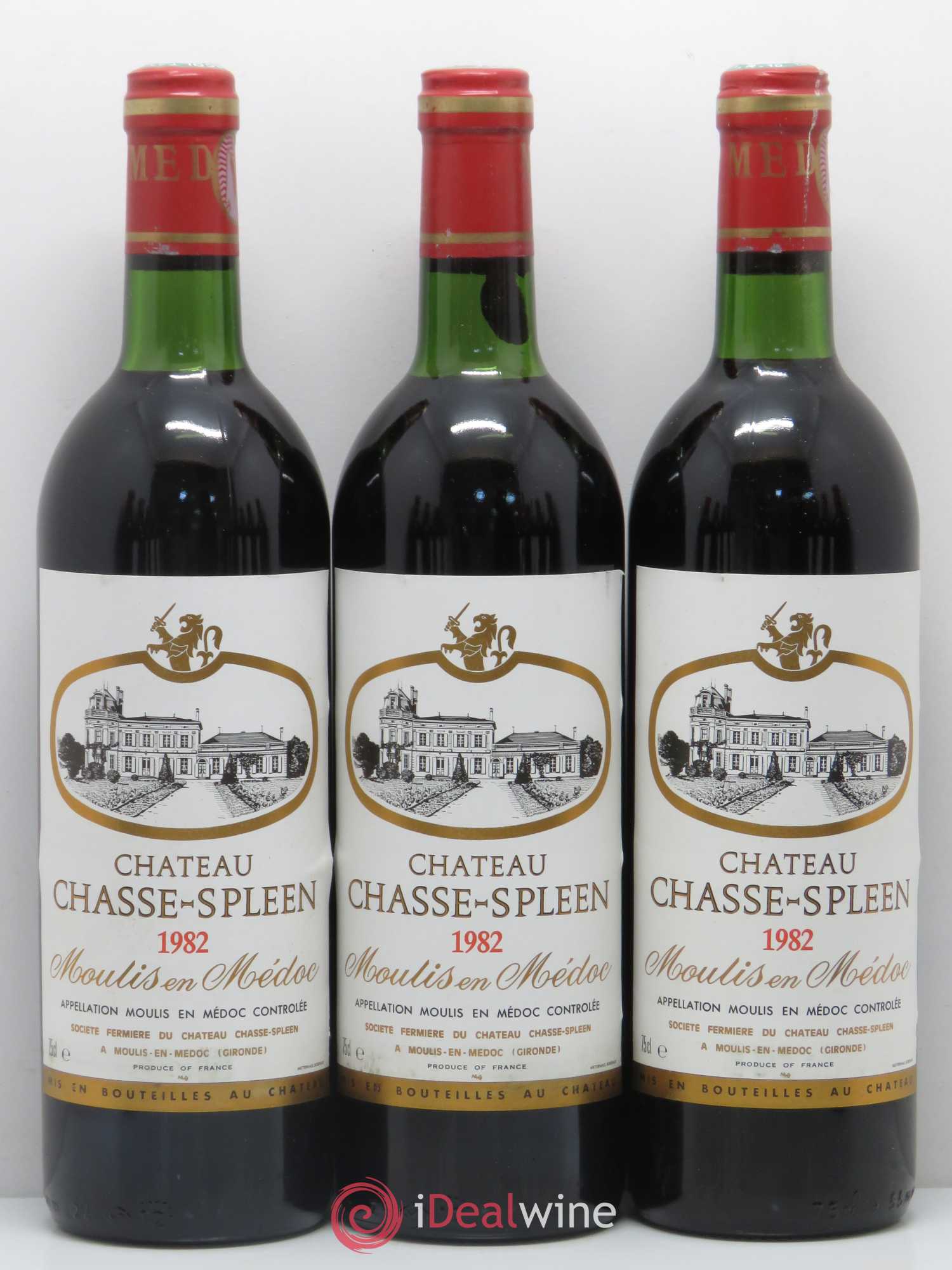 Château Chasse Spleen 1982 - Lot de 11 bouteilles - 1
