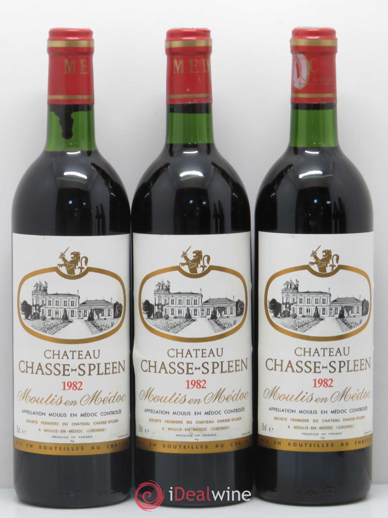 Château Chasse Spleen 1982 - Lot de 11 bouteilles - 3