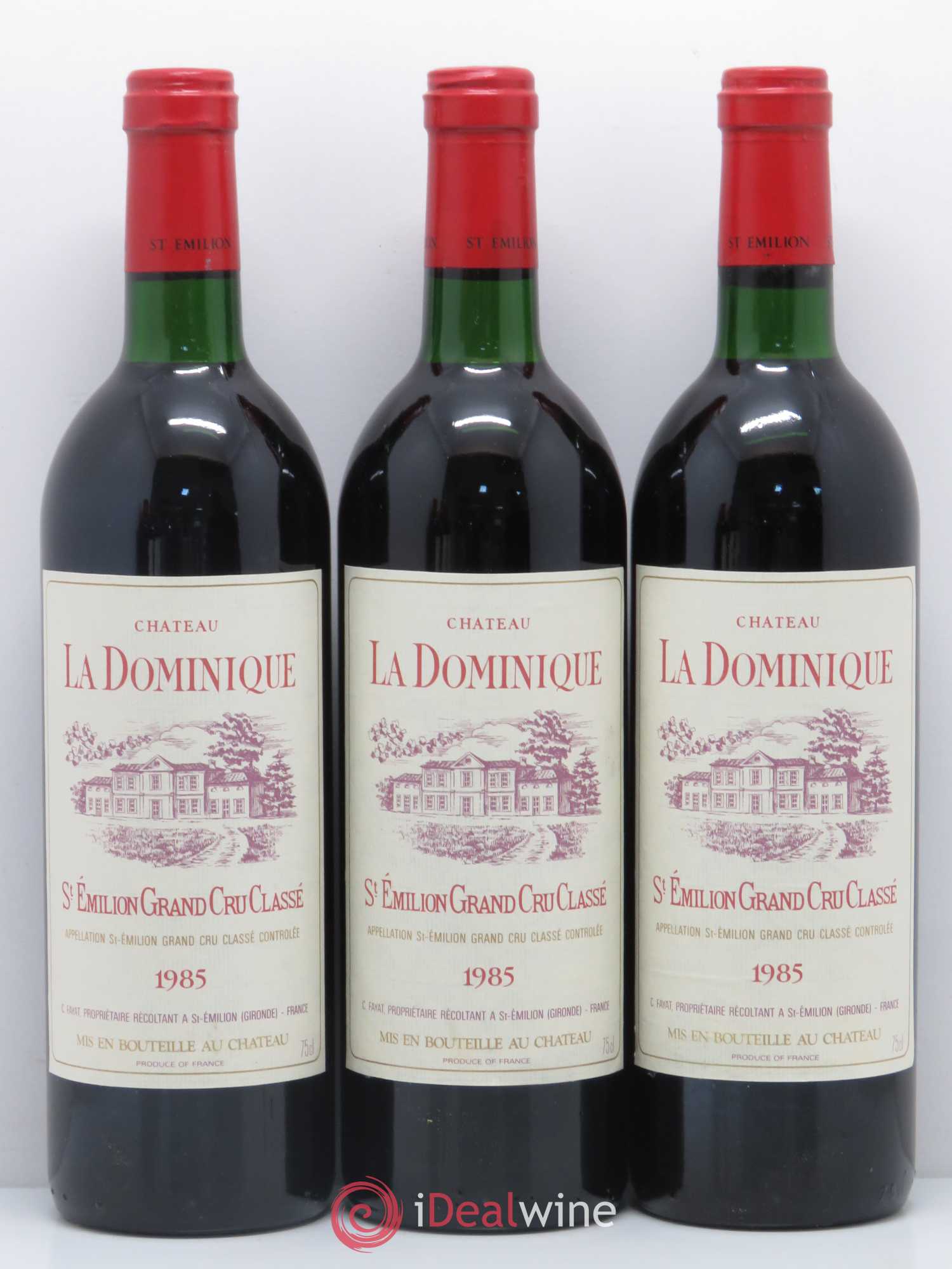 Château la Dominique Grand Cru Classé 1985 - Lot de 12 bouteilles - 3