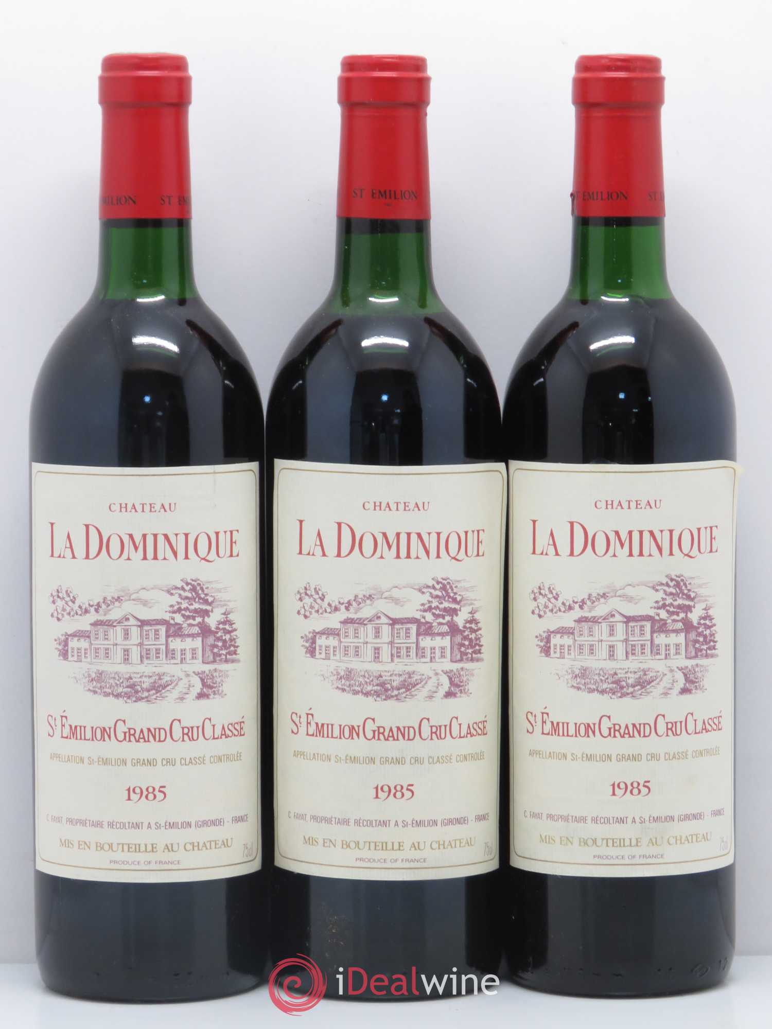 Château la Dominique Grand Cru Classé 1985 - Lot de 12 bouteilles - 4