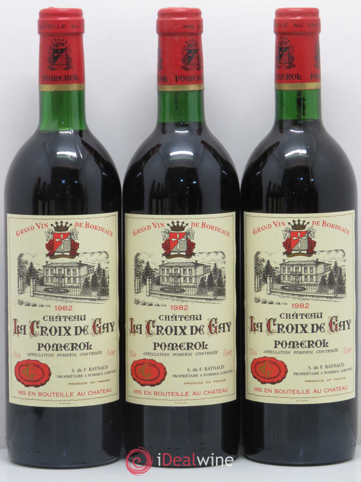 Château la Croix de Gay 1982 - Lot de 12 bouteilles - 2