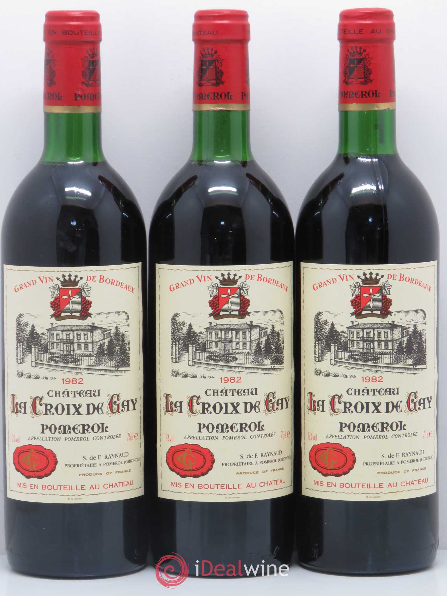 Château la Croix de Gay 1982 - Lot de 12 bouteilles - 4