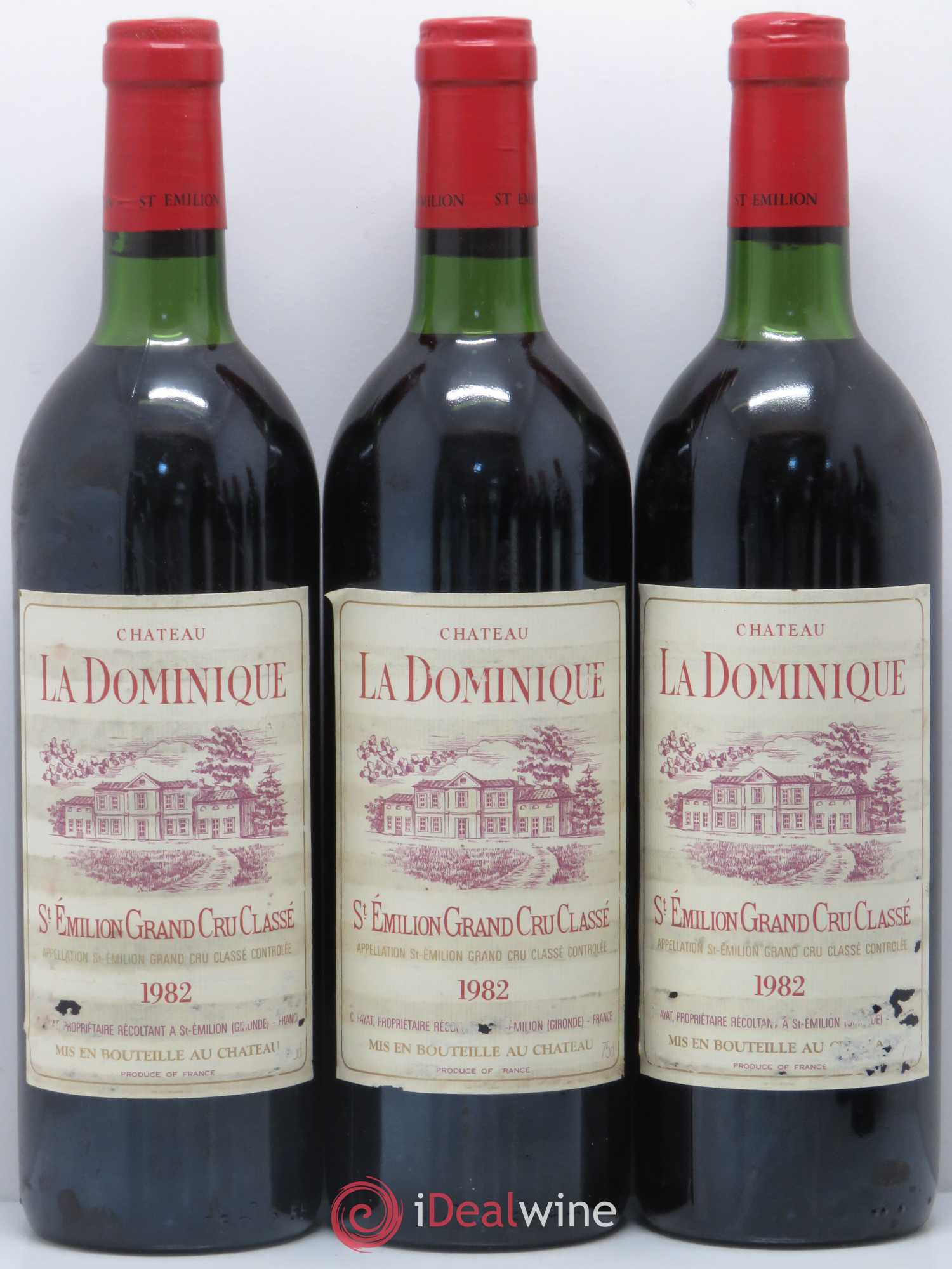 Château la Dominique Grand Cru Classé 1982 - Lot de 12 bouteilles - 2