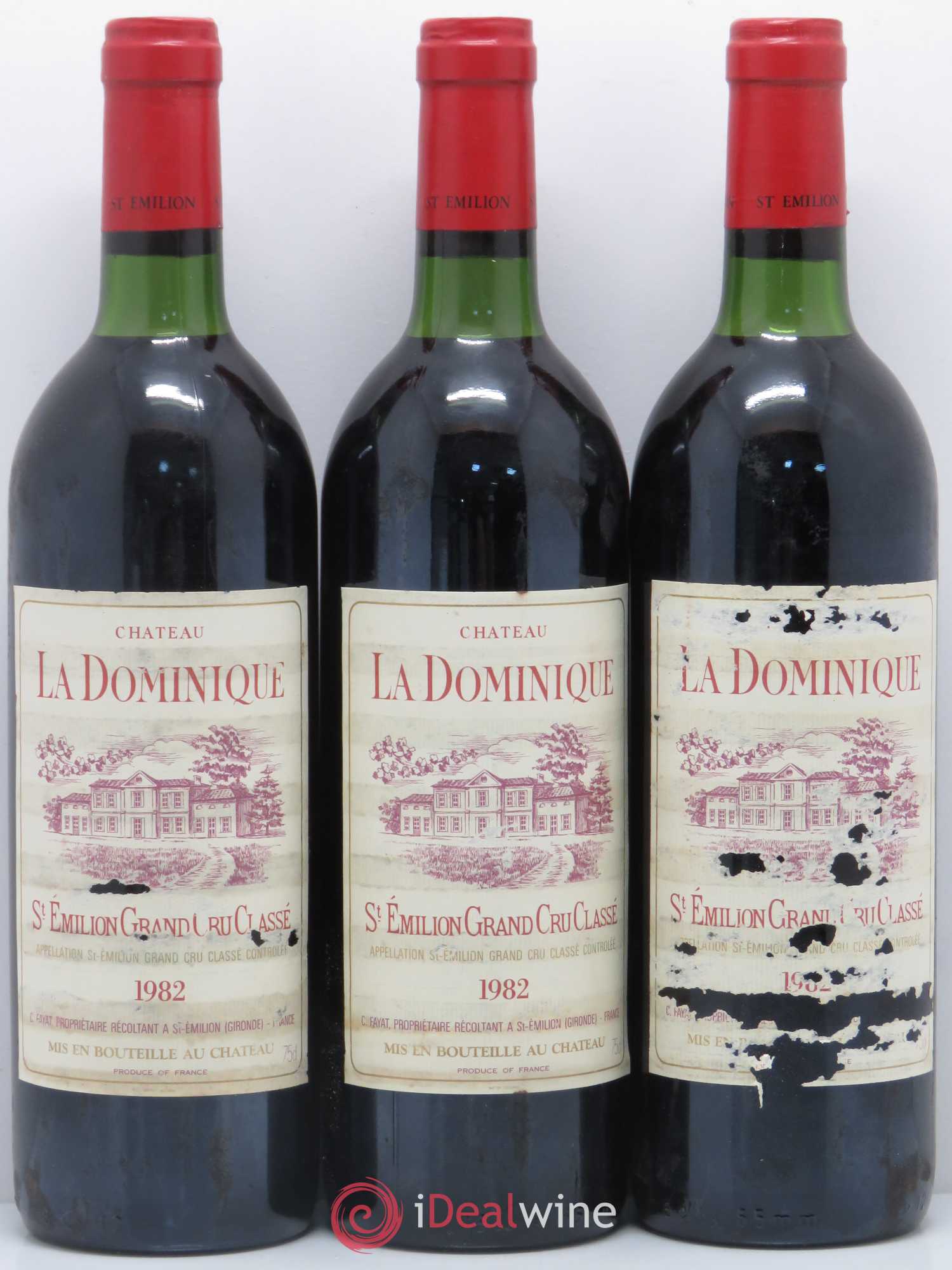Château la Dominique Grand Cru Classé 1982 - Lot de 12 bouteilles - 4