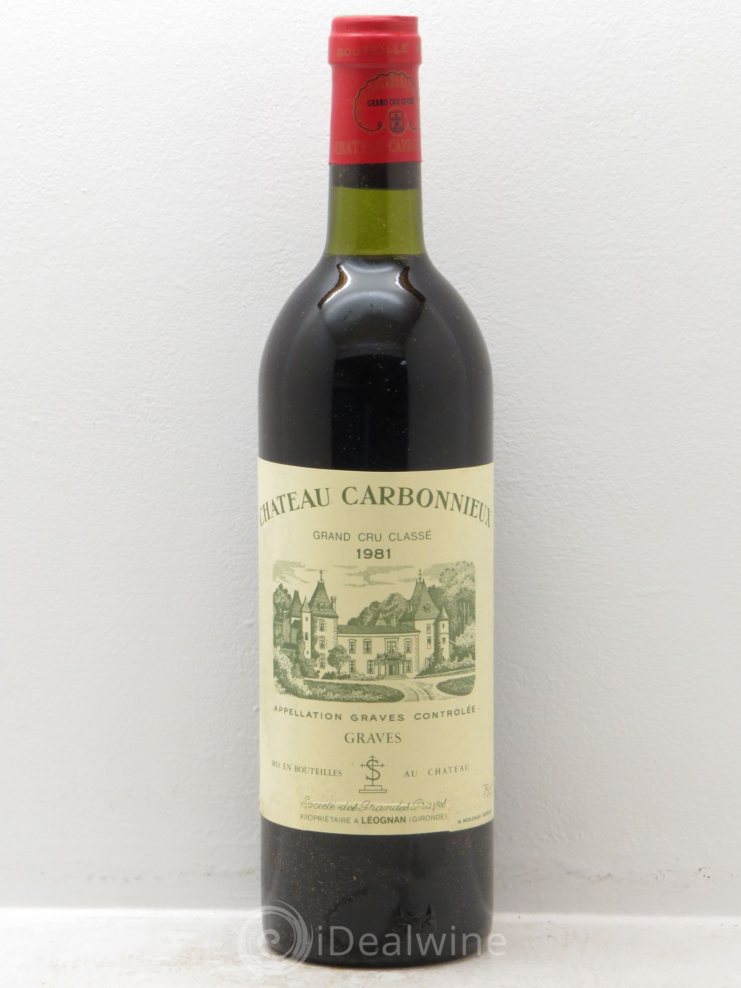 Château Carbonnieux Cru Classé de Graves 1981 - Lot de 12 bouteilles - 0