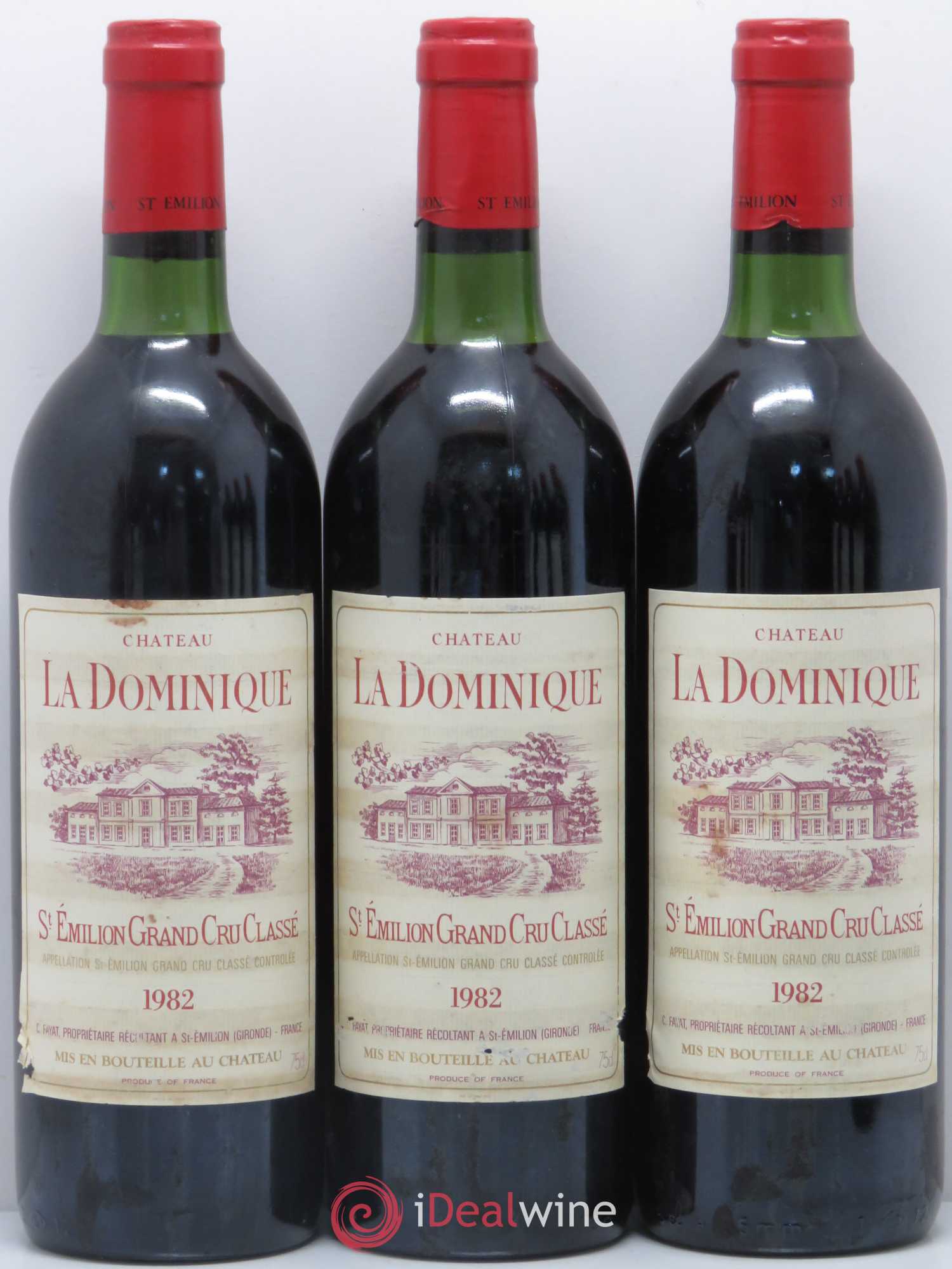 Château la Dominique Grand Cru Classé 1982 - Lot de 12 bouteilles - 2