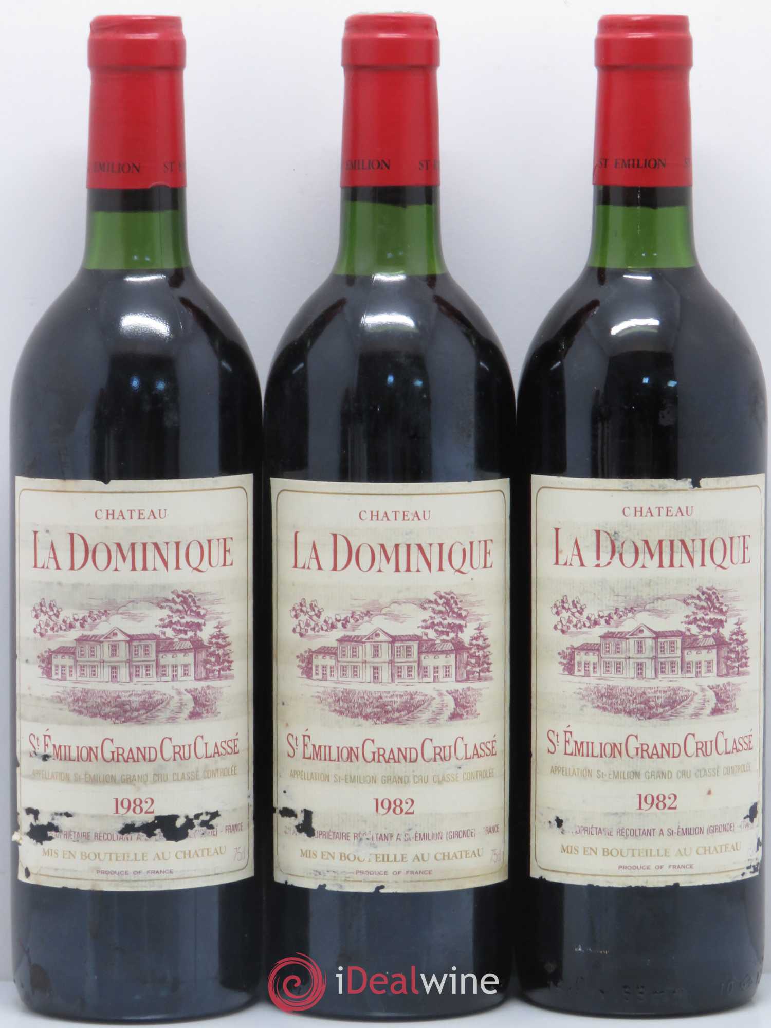 Château la Dominique Grand Cru Classé 1982 - Lot de 12 bouteilles - 3