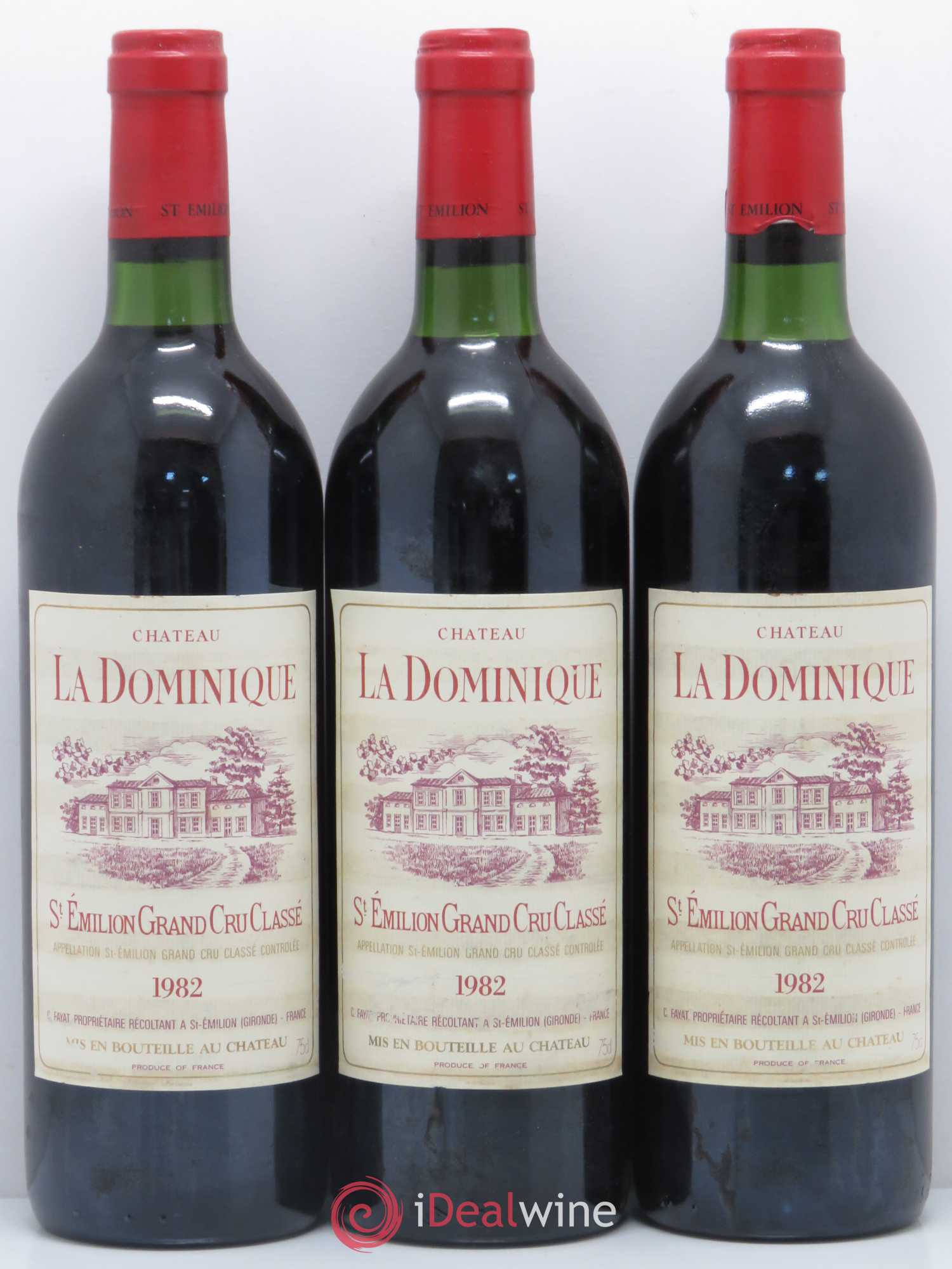 Château la Dominique Grand Cru Classé 1982 - Lot de 12 bouteilles - 4