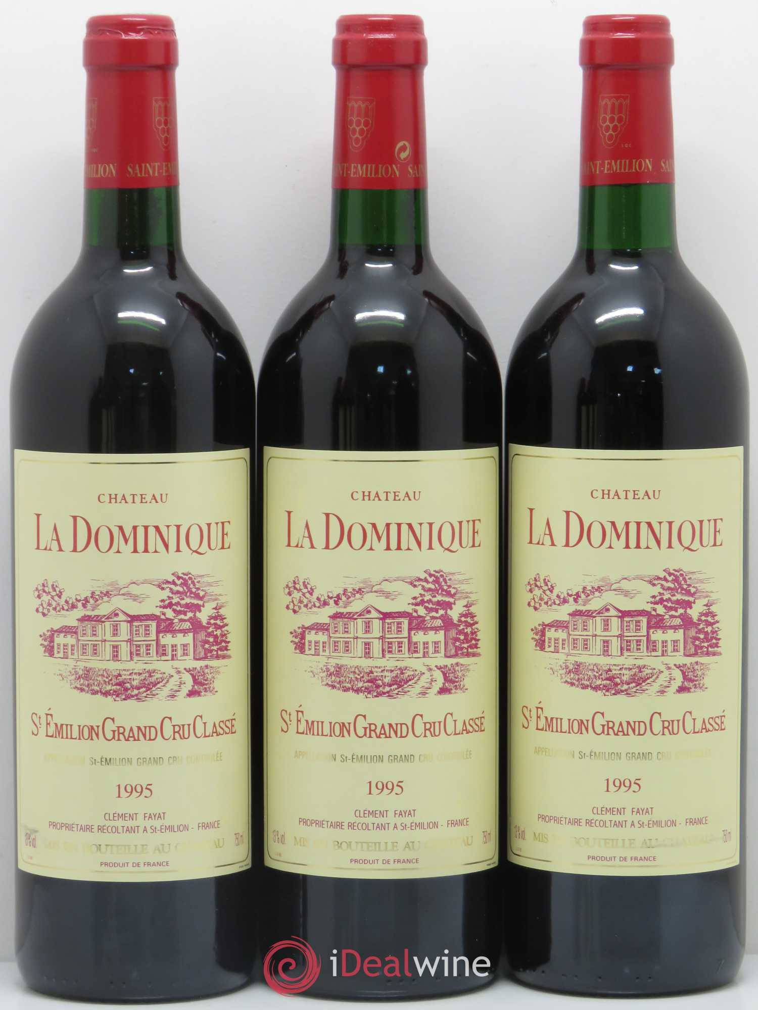Château la Dominique Grand Cru Classé 1995 - Lot de 12 bouteilles - 3