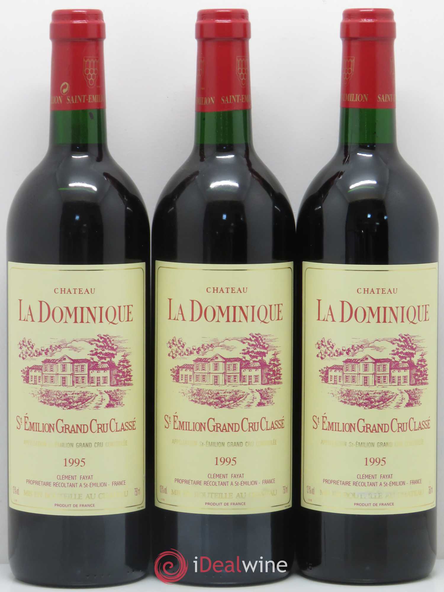 Château la Dominique Grand Cru Classé 1995 - Lot de 12 bouteilles - 4