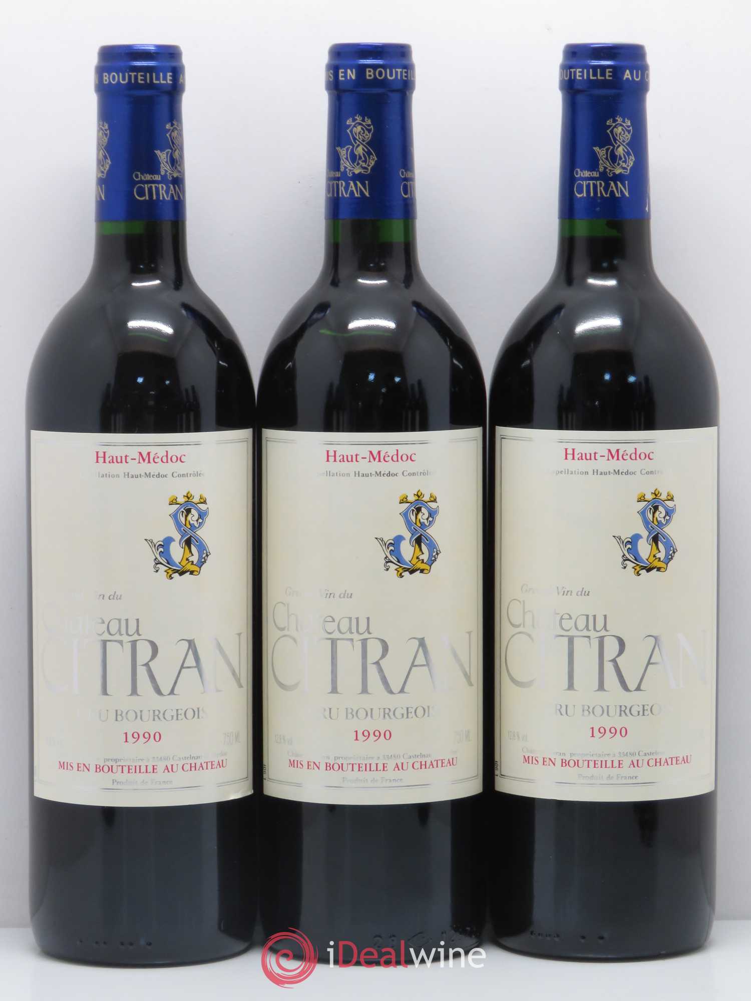 Château Citran Cru Bourgeois 1990 - Lot de 12 bouteilles - 2