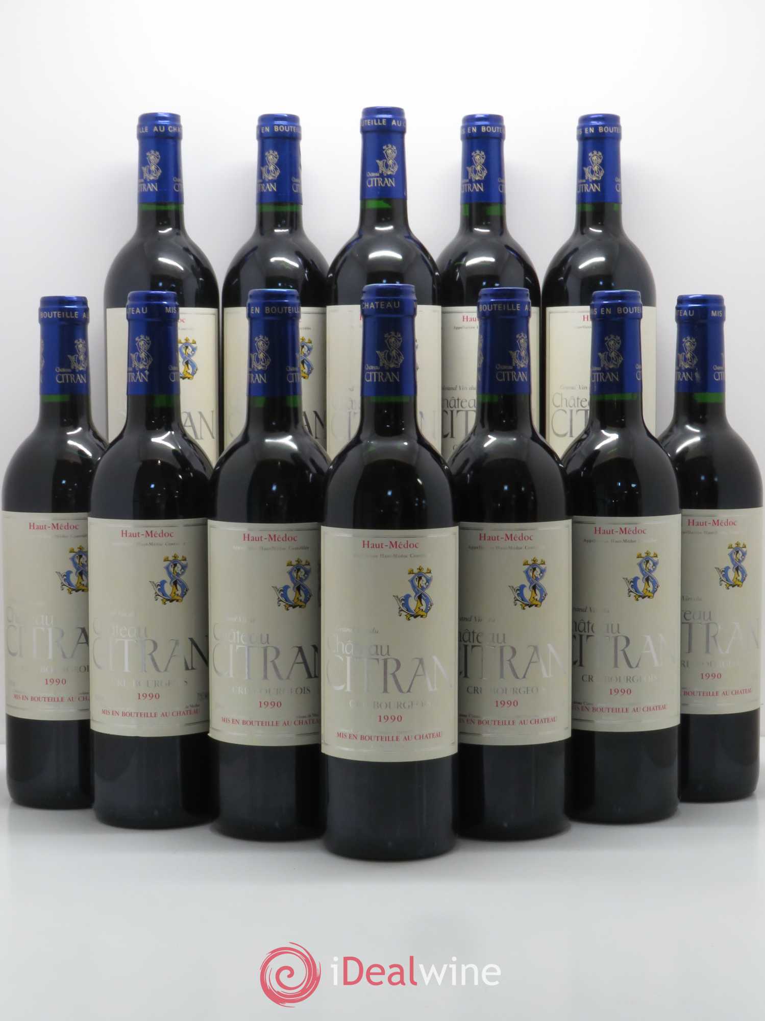 Château Citran Cru Bourgeois 1990 - Lot de 12 bouteilles - 0