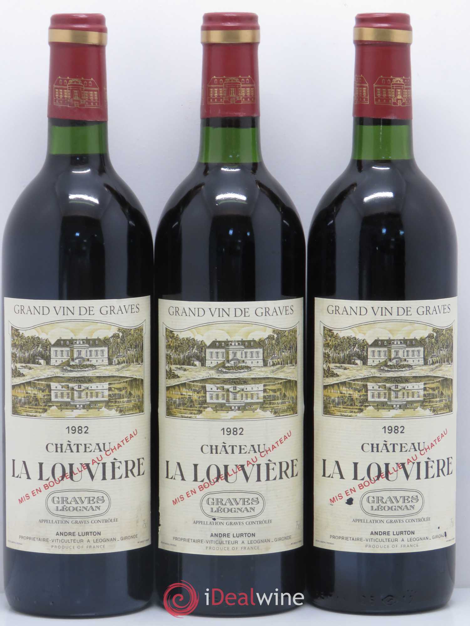 Château la Louvière 1982 - Lot de 12 bouteilles - 4