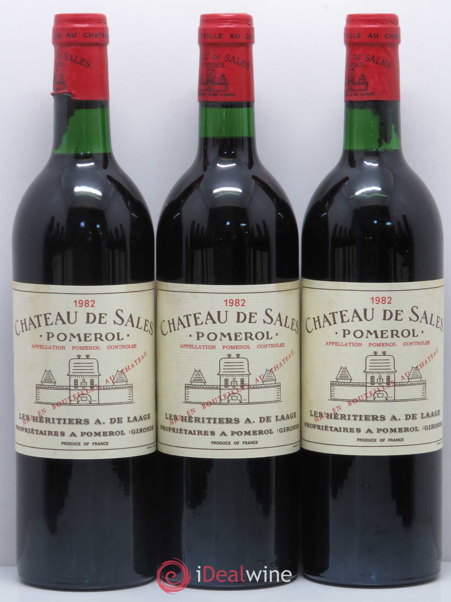 Château de Sales 1982 - Lot de 12 bouteilles - 1
