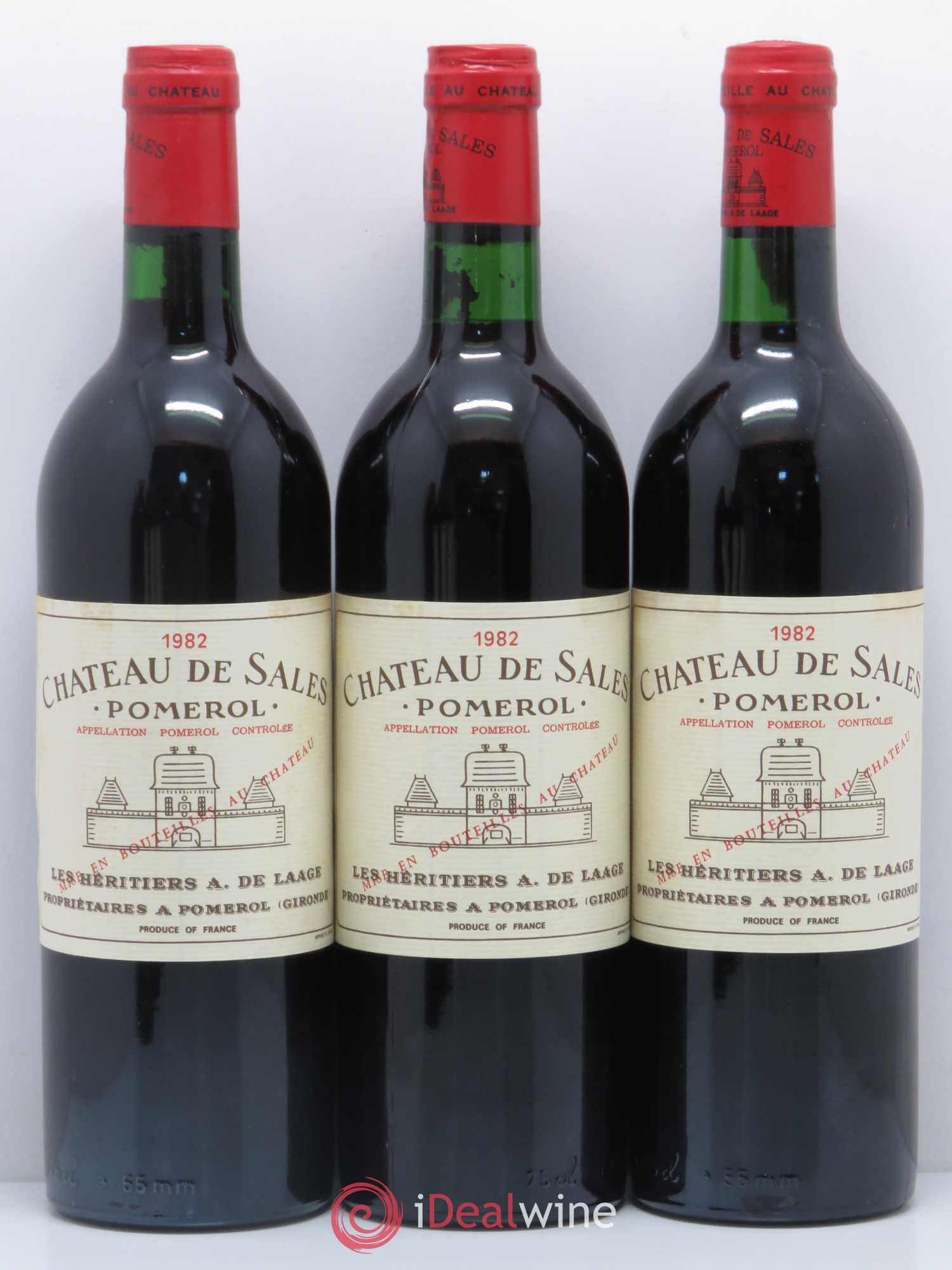Château de Sales 1982 - Lot de 12 bouteilles - 3