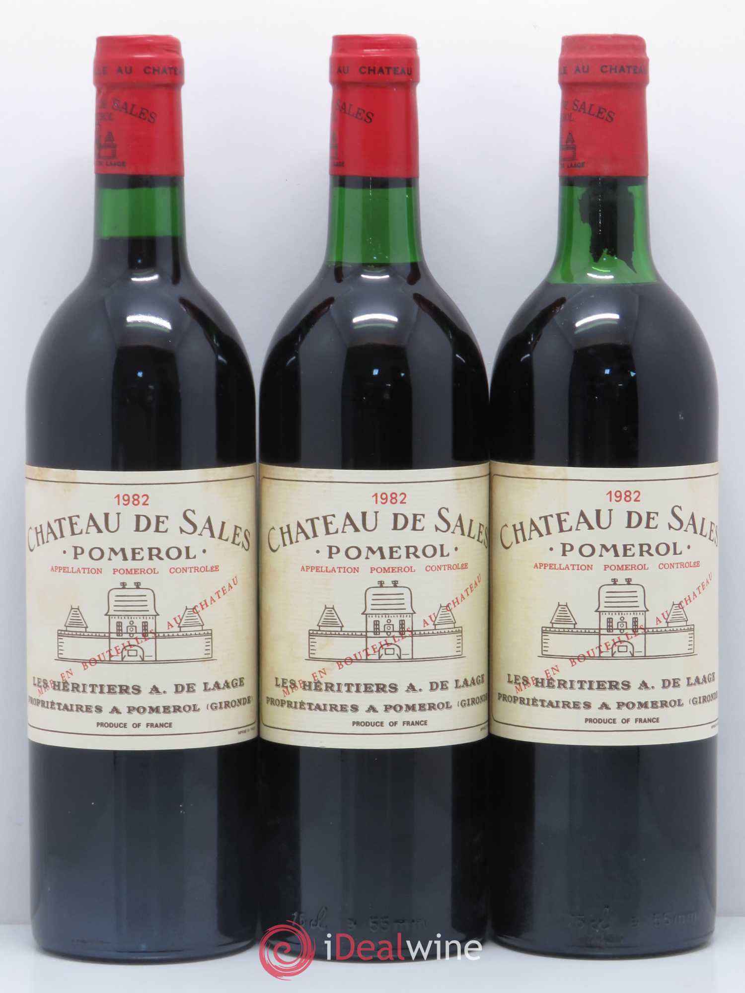 Château de Sales 1982 - Lot de 12 bouteilles - 4