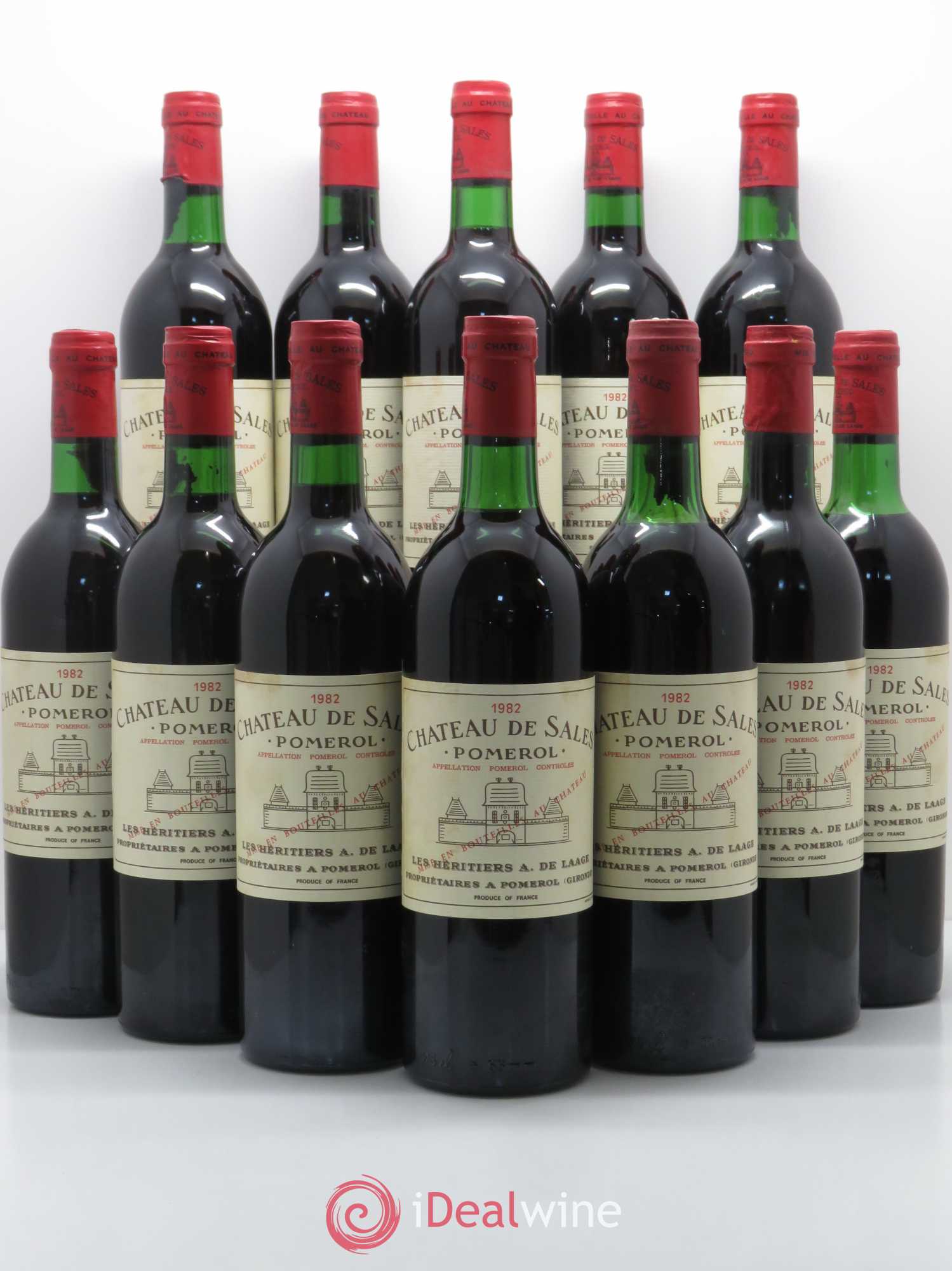 Château de Sales 1982 - Lot de 12 bouteilles - 0