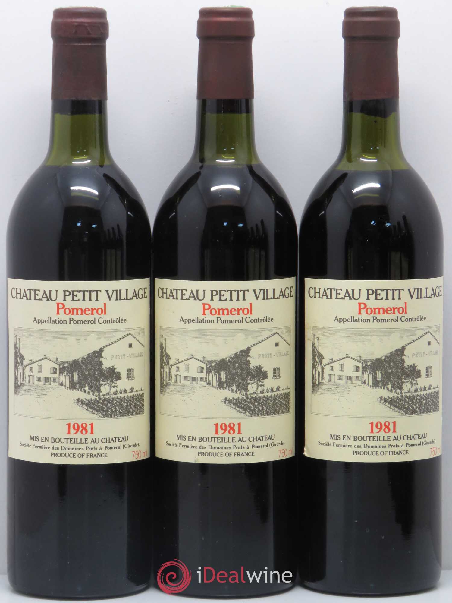 Château Petit Village 1981 - Lot de 12 bouteilles - 2