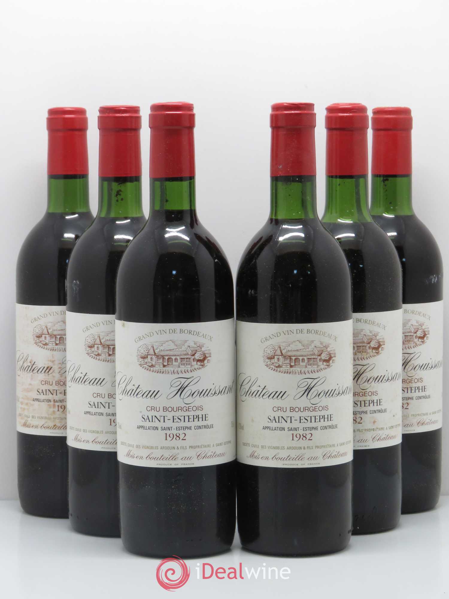 Château Houissant 1982 - Lot de 6 bouteilles - 0
