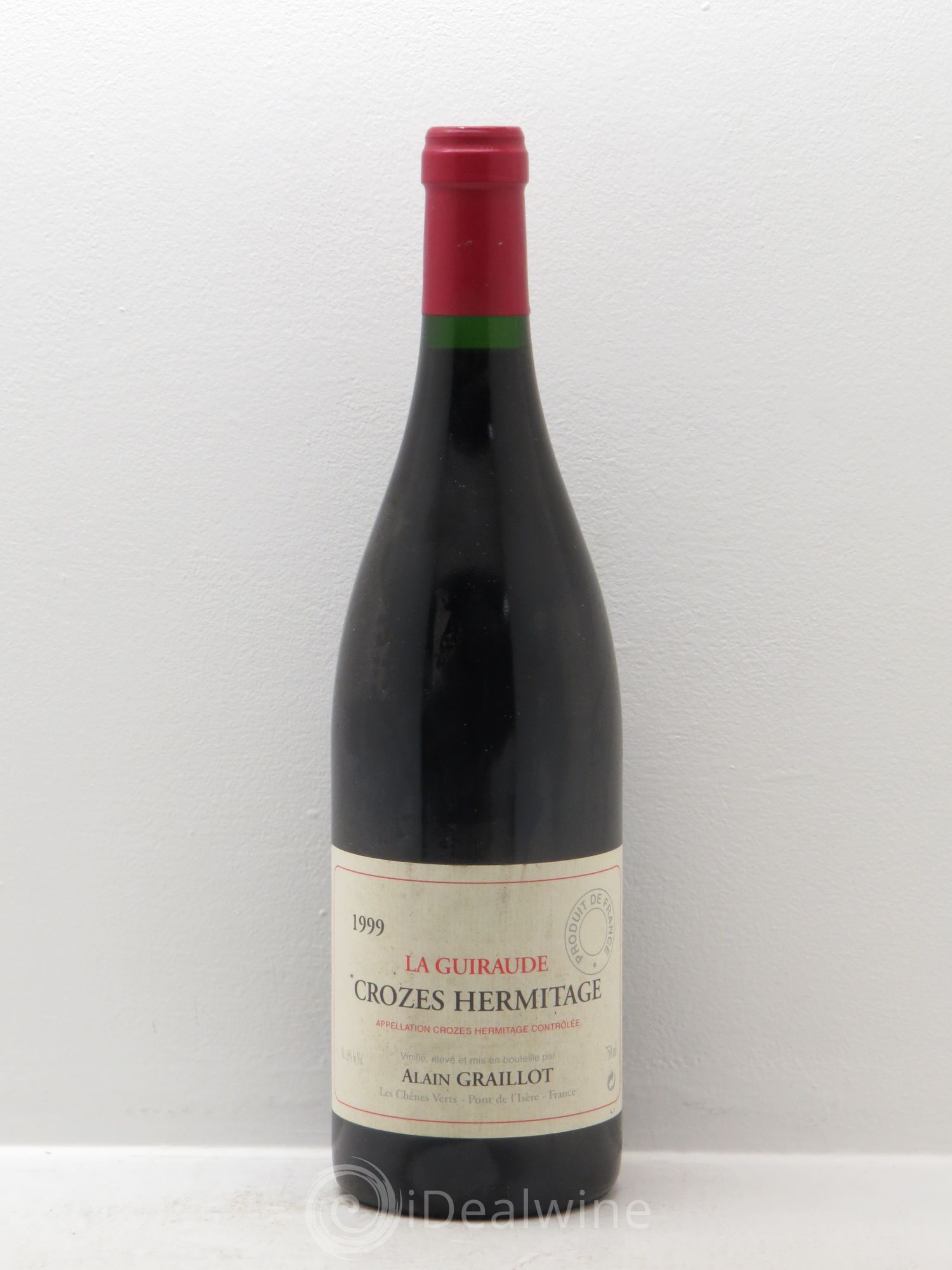 Crozes-Hermitage La Guiraude Domaine Graillot 1999 - Lot de 1 bouteille - 0