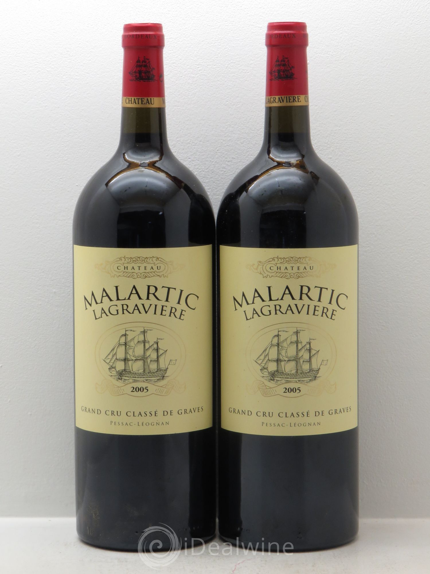 Château Malartic-Lagravière Cru Classé de Graves 2005 - Lot de 2 magnums - 0