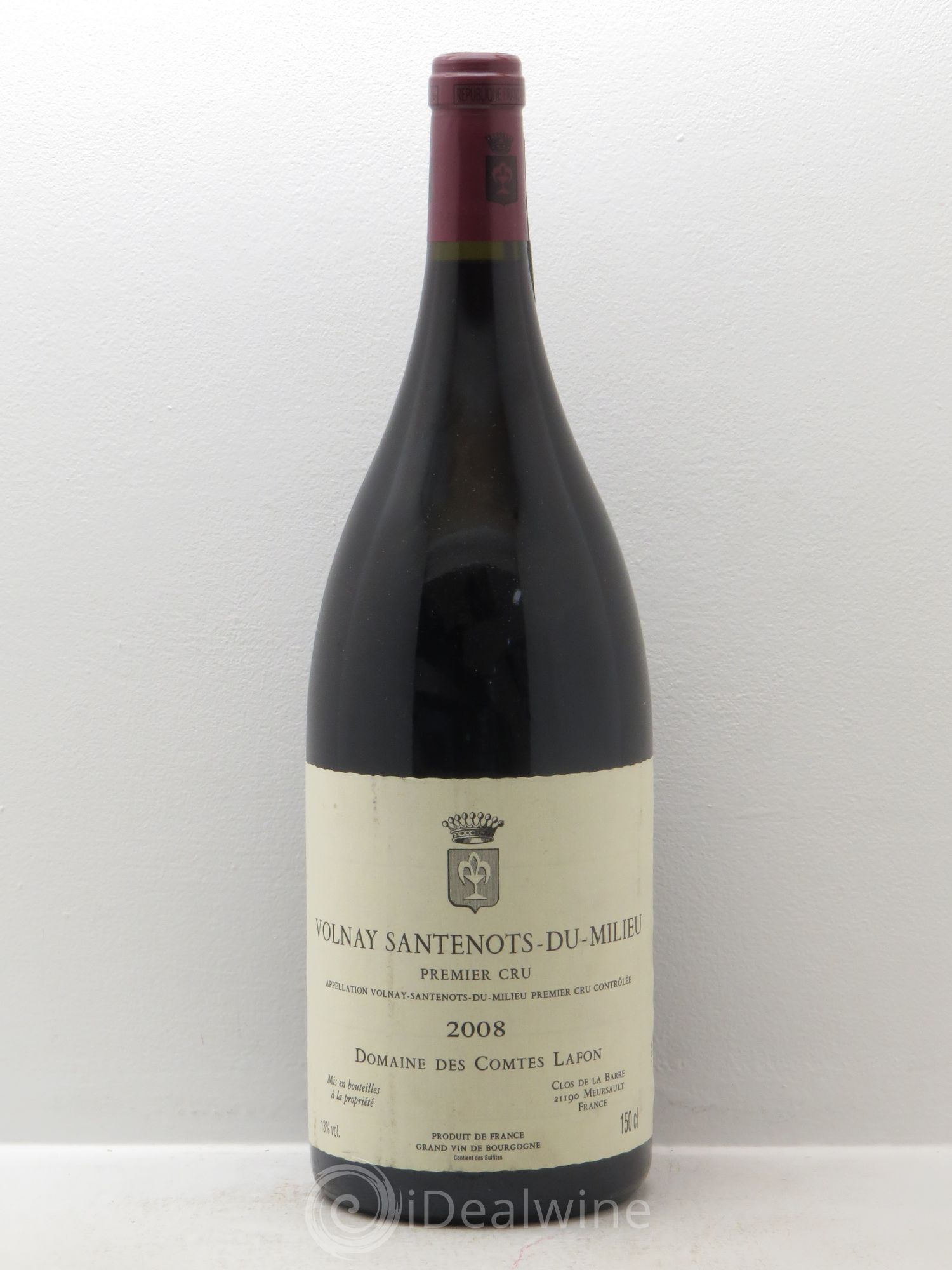 Volnay 1er Cru Santenots du Milieu Comtes Lafon (Domaine des) 2008 - Lot de 1 magnum - 0