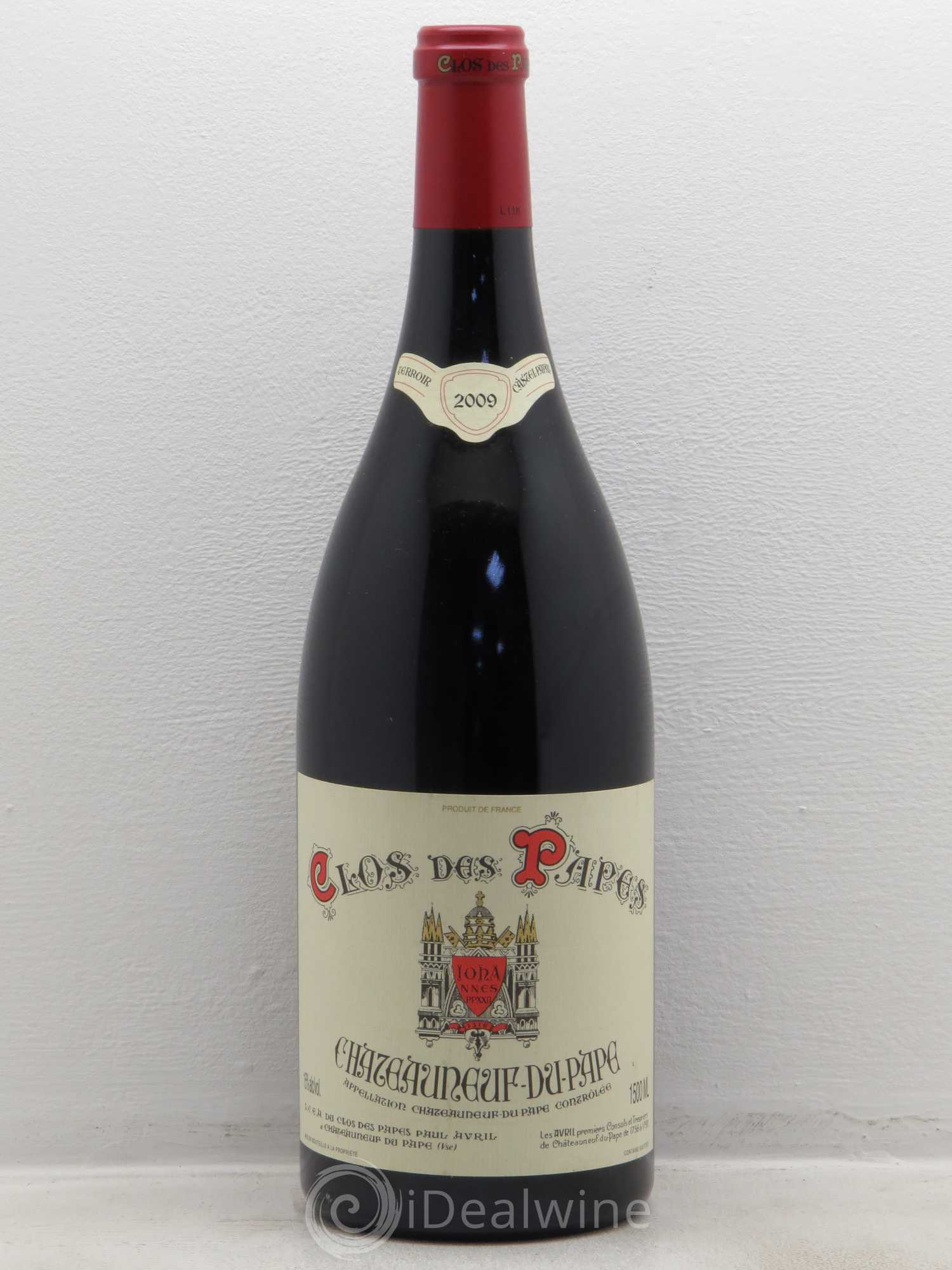 Châteauneuf-du-Pape Clos des Papes - Paul Avril 2009 - Lot de 1 magnum - 0