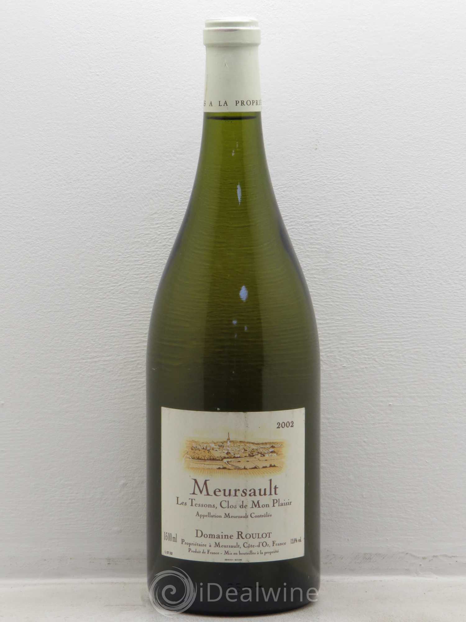 Meursault Les Tessons Clos de Mon plaisir Roulot (Domaine) 2002 - Lot de 1 magnum - 0