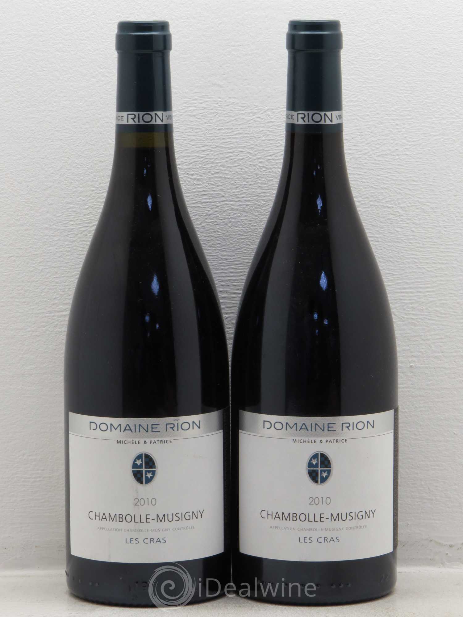 Chambolle-Musigny Les Cras Rion 2010 - Lot de 2 bouteilles - 0