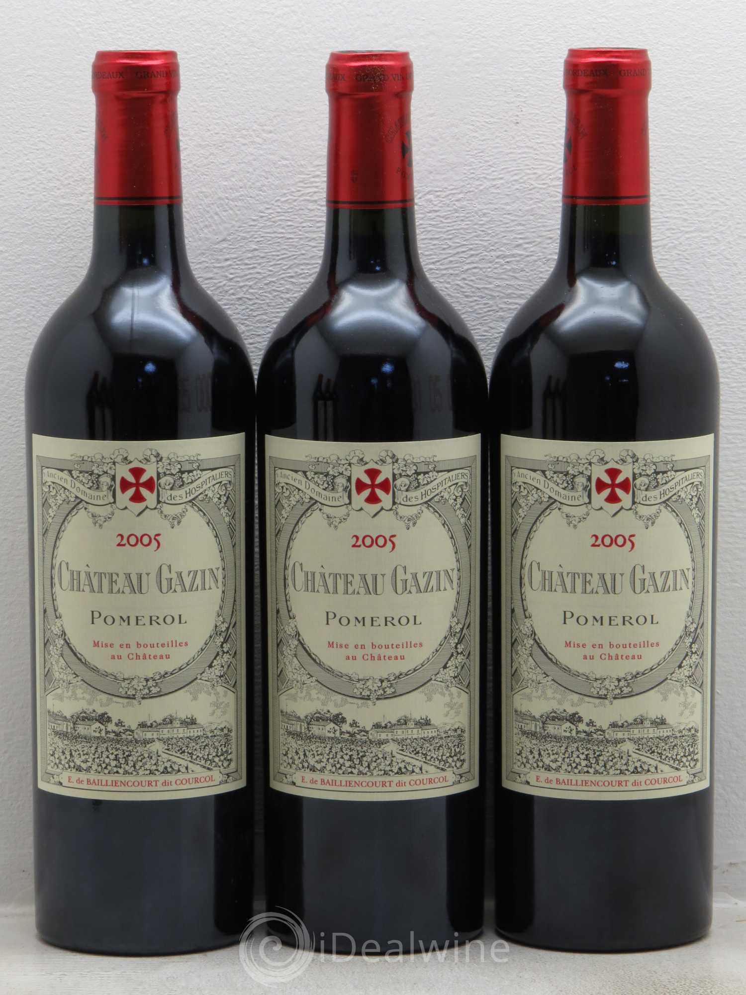 Château Gazin 2005 - Lot de 6 bouteilles - 1