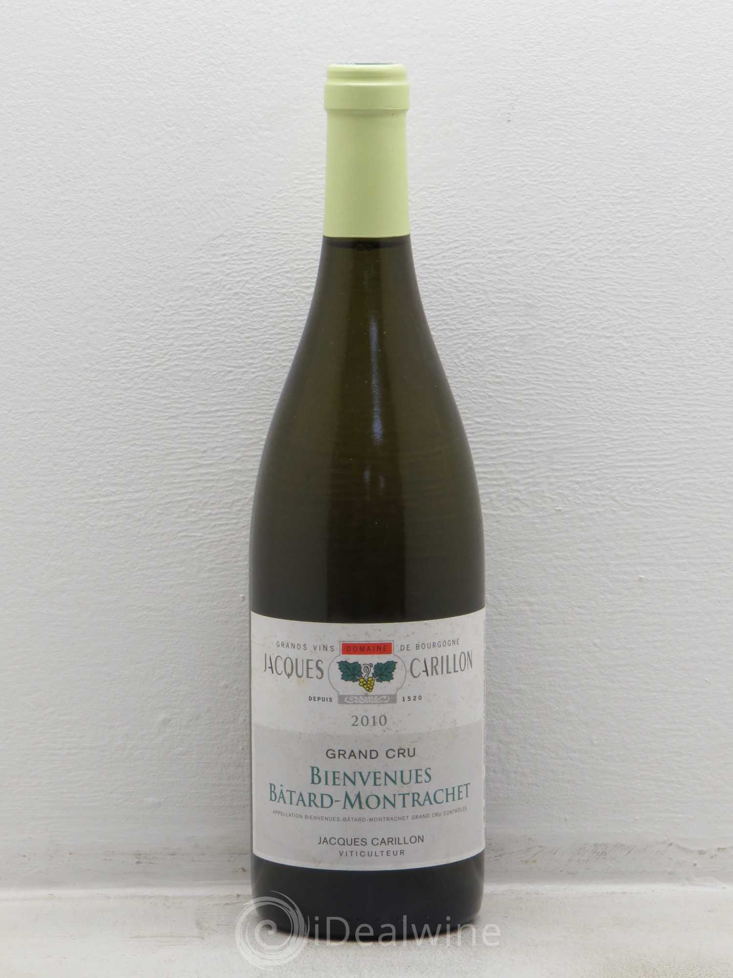 Bienvenues-Bâtard-Montrachet Grand Cru Jacques Carillon 2010 - Lot de 1 bouteille - 0