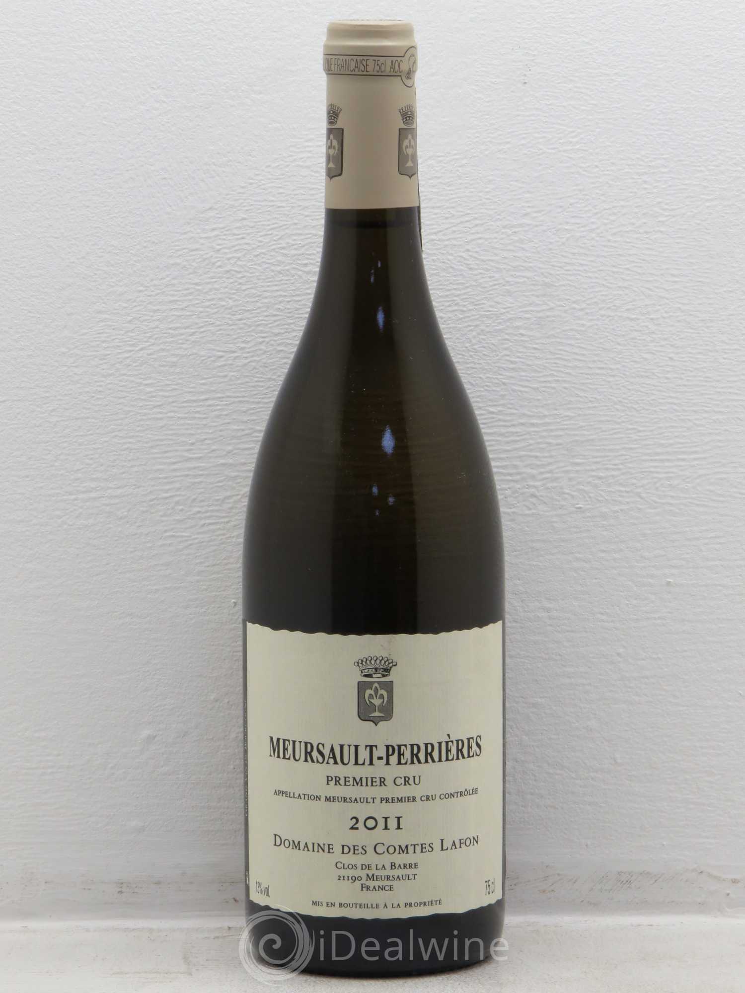 Meursault 1er Cru Perrières Comtes Lafon (Domaine des) 2011 - Posten von 1 Flasche - 0
