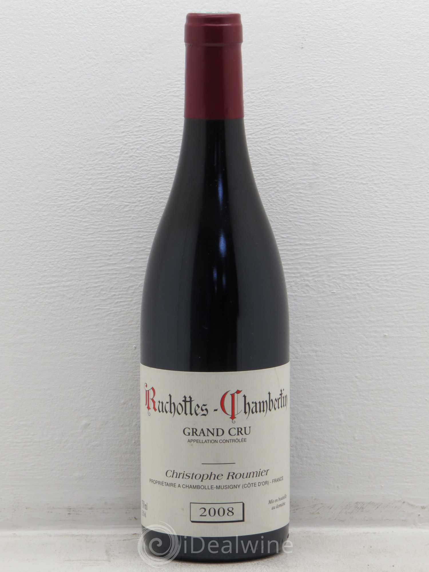 Ruchottes-Chambertin Grand Cru Georges Roumier (Domaine) 2008 - Lot de 1 bouteille - 0