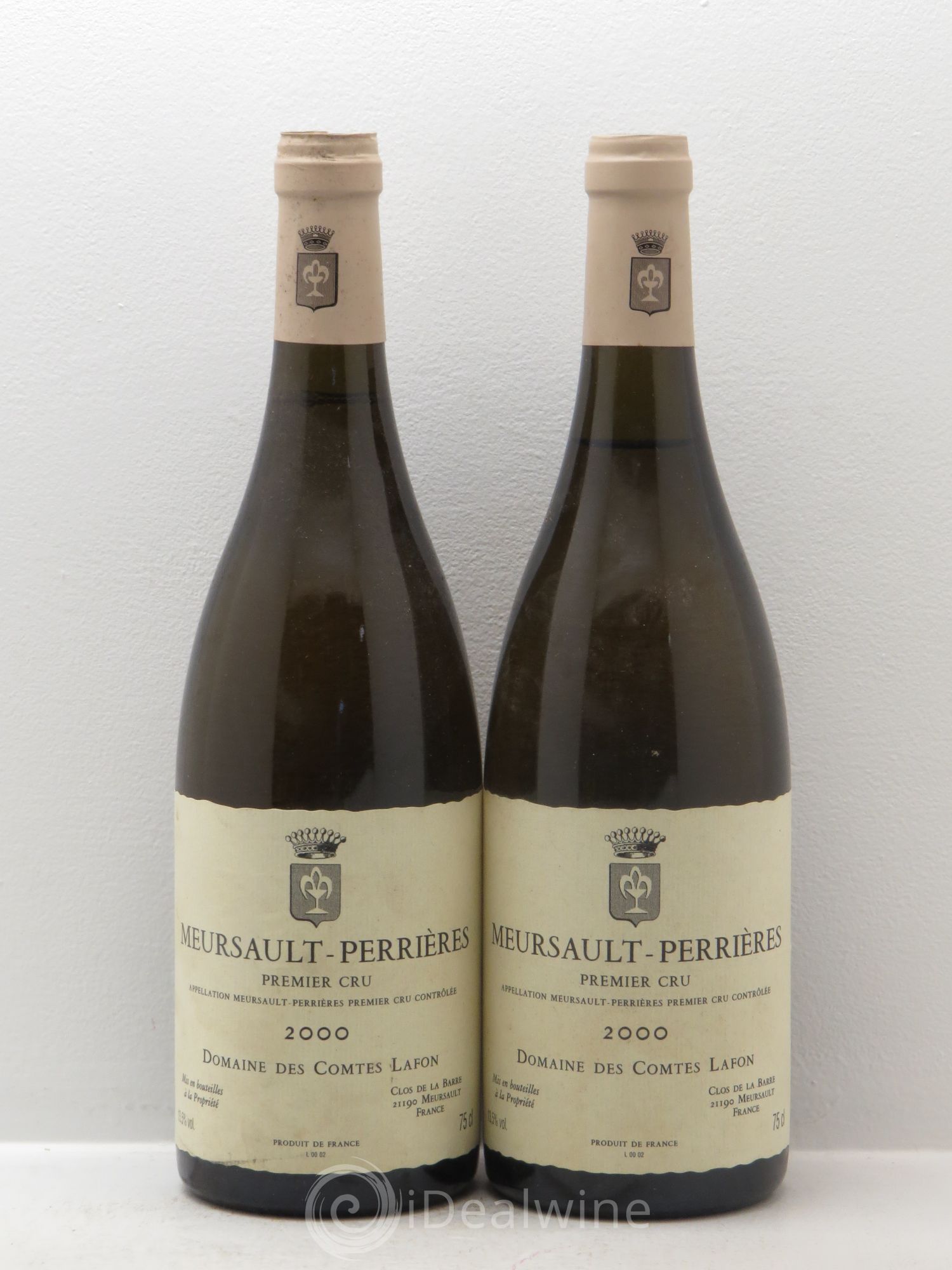 Meursault 1er Cru Perrières Comtes Lafon (Domaine des) 2000 - Lot de 2 bouteilles - 0