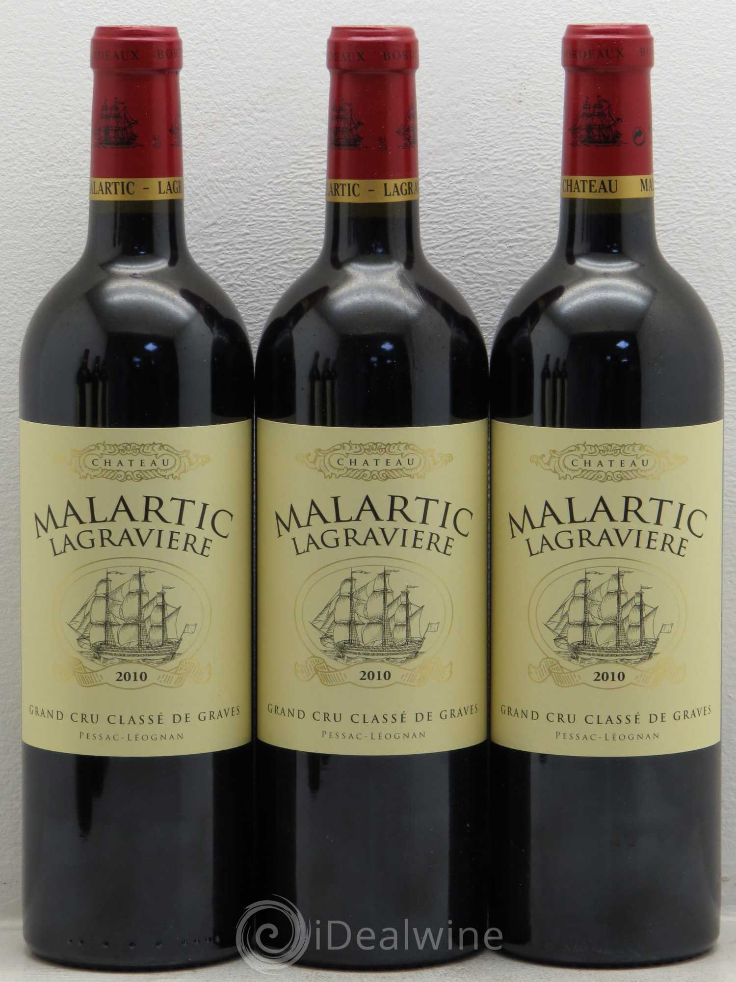 Château Malartic-Lagravière Cru Classé de Graves 2010 - Lot de 6 bouteilles - 1
