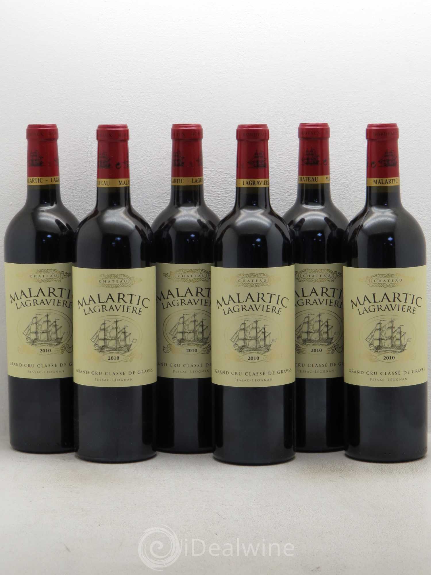 Château Malartic-Lagravière Cru Classé de Graves 2010 - Lot de 6 bouteilles - 0