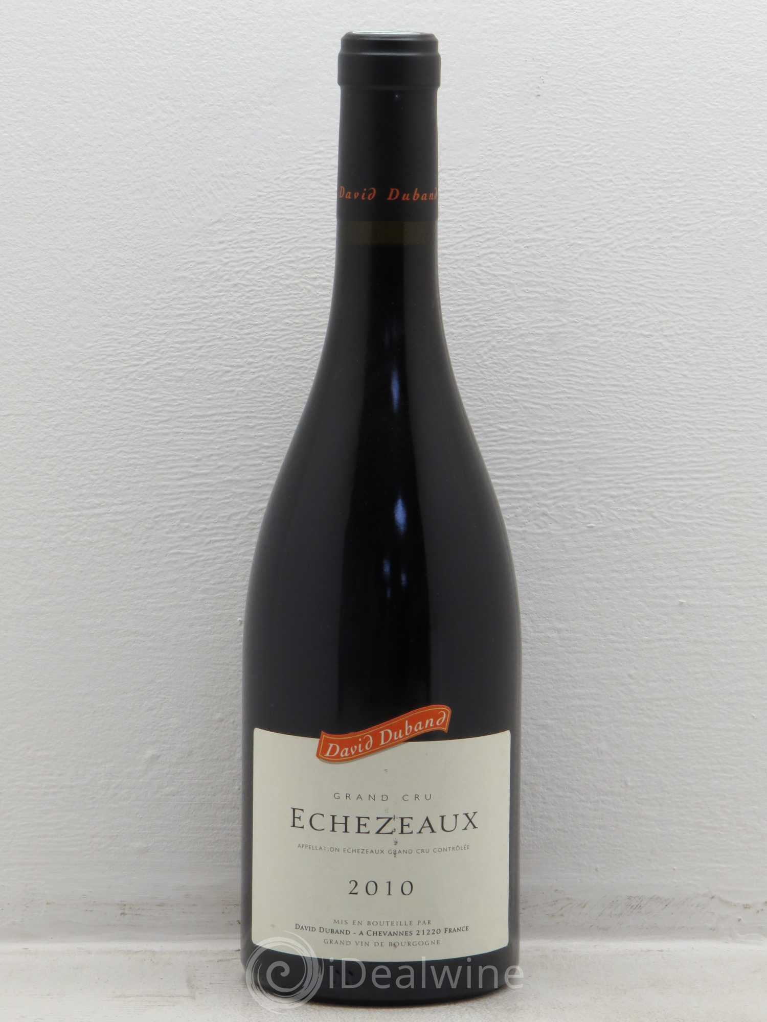 Echezeaux Grand Cru David Duband (Domaine) 2010 - Lot de 1 bouteille - 0