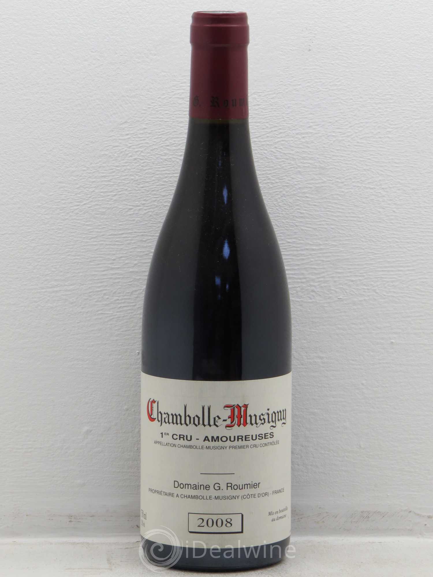 Chambolle-Musigny 1er Cru Les Amoureuses Georges Roumier (Domaine) 2008 - Lot de 1 bouteille - 0