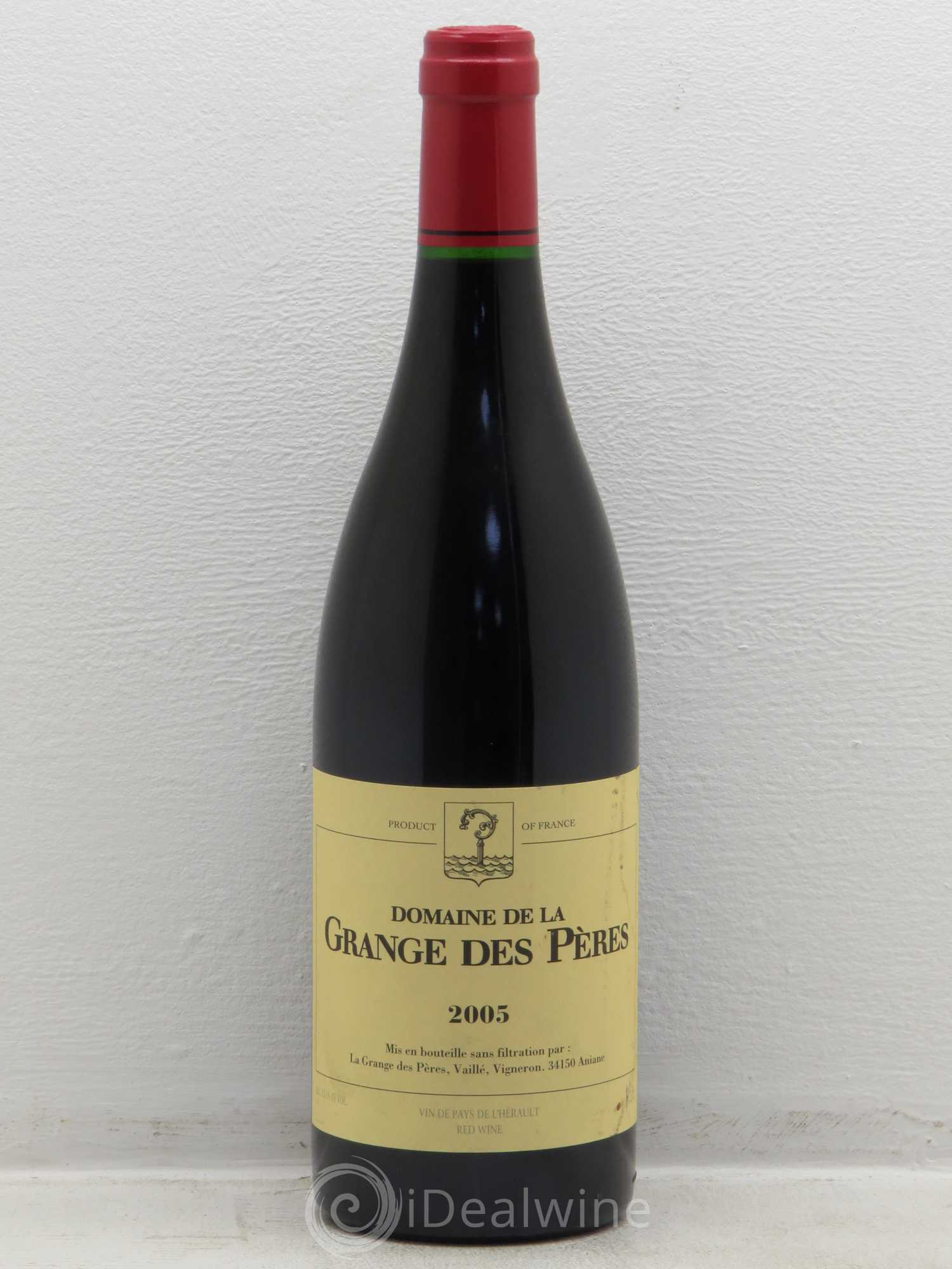 Pays d'Hérault Grange des Pères Laurent Vaillé 2005 - Lot de 1 bouteille - 0