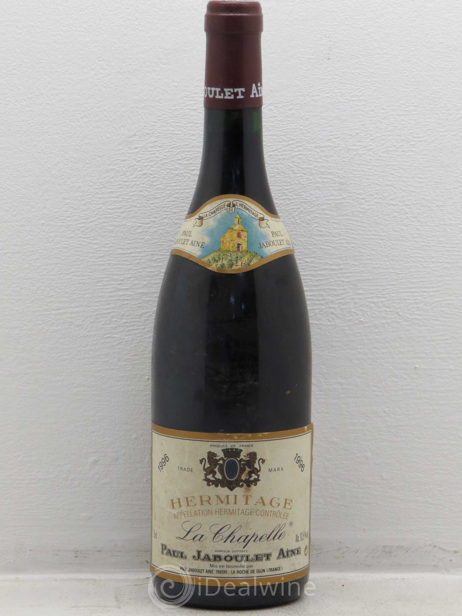 Hermitage La Chapelle Paul Jaboulet Ainé 1996 - Lot de 1 bouteille - 0