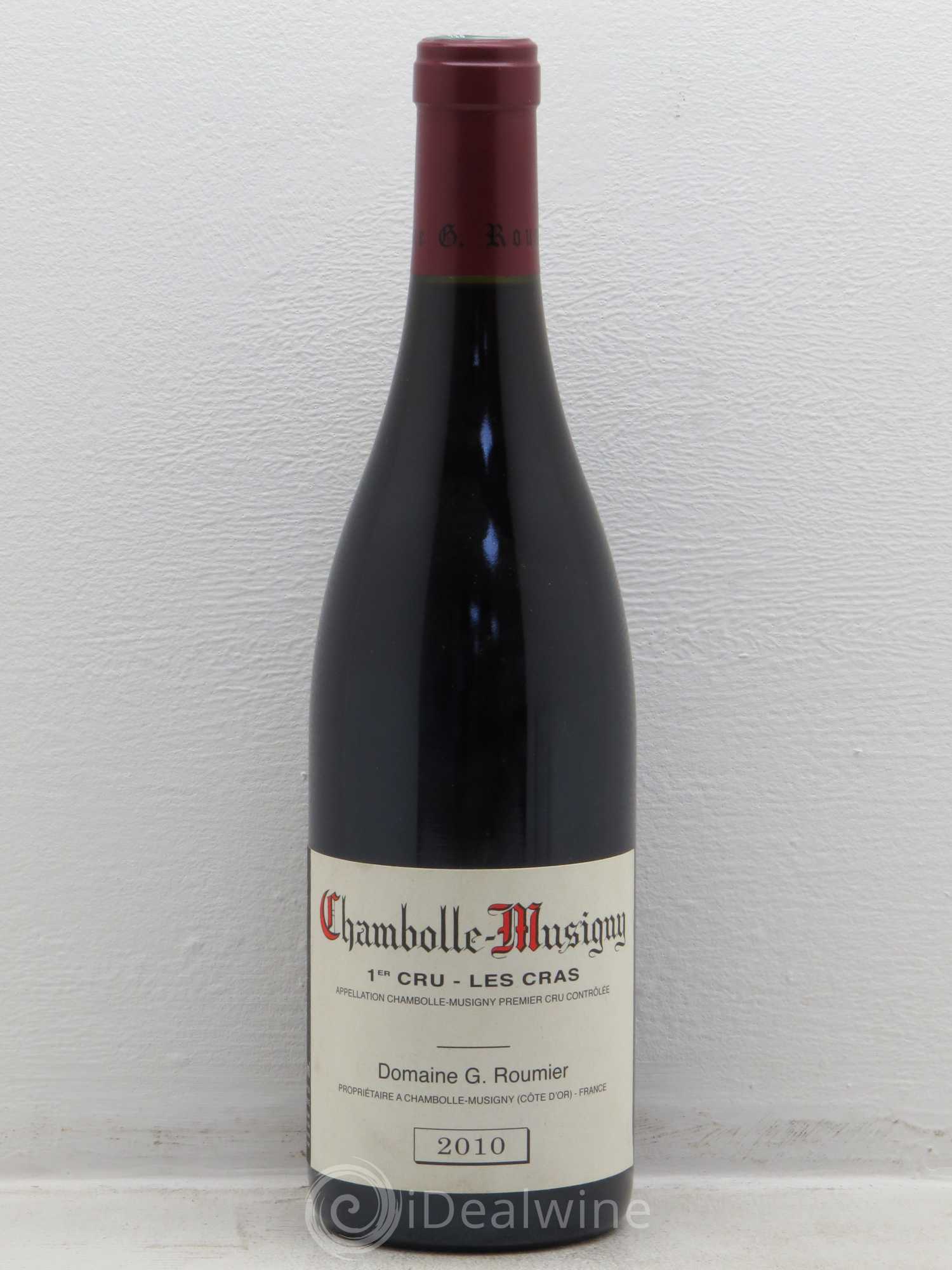 Chambolle-Musigny 1er Cru Les Cras Georges Roumier (Domaine) 2010 - Lot de 1 bouteille - 0