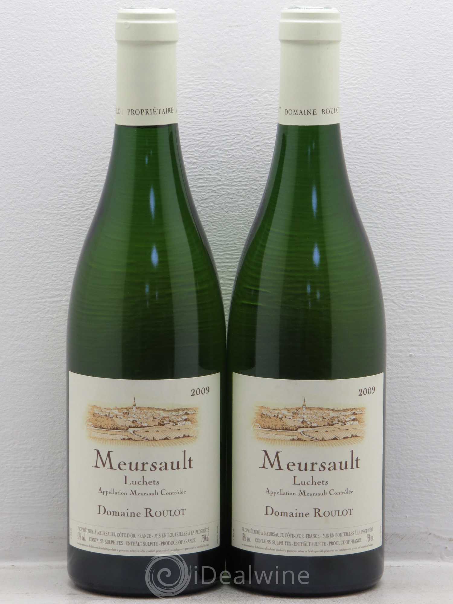 Meursault Luchets Roulot (Domaine) 2009 - Posten von 2 Flaschen - 0
