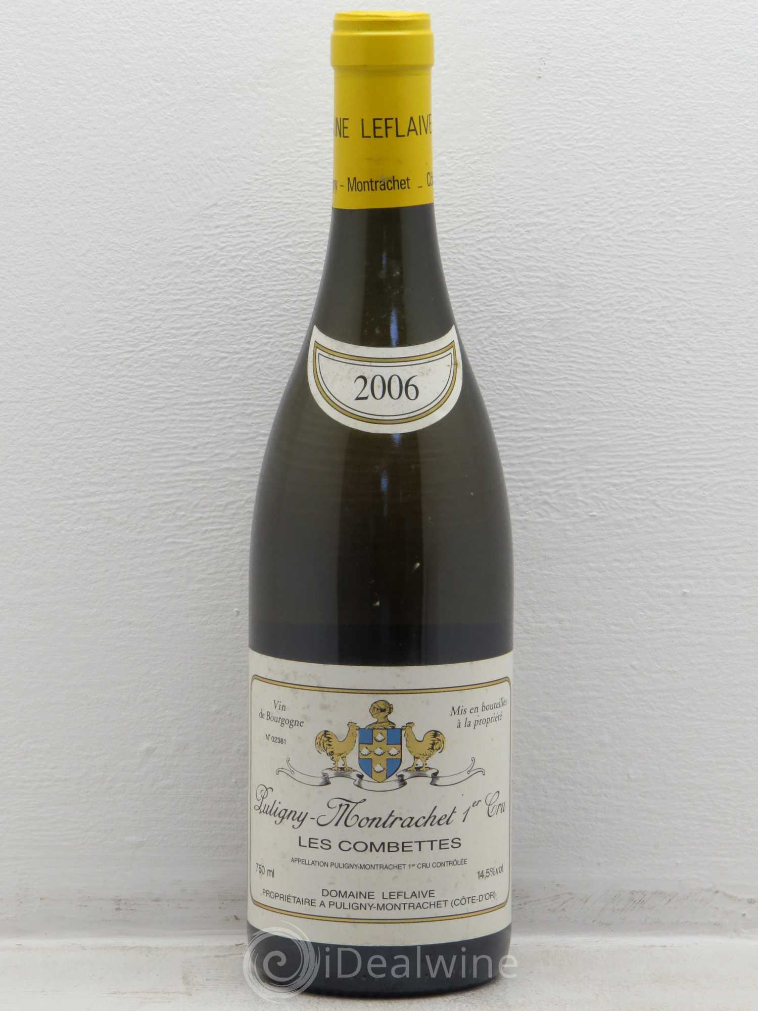 Puligny-Montrachet 1er Cru Les Combettes Leflaive (Domaine) 2006 - Lot de 1 bouteille - 0
