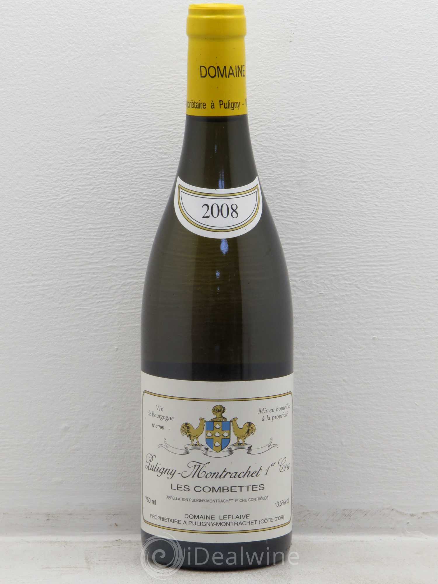 Puligny-Montrachet 1er Cru Les Combettes Leflaive (Domaine) 2008 - Lot de 1 bouteille - 0