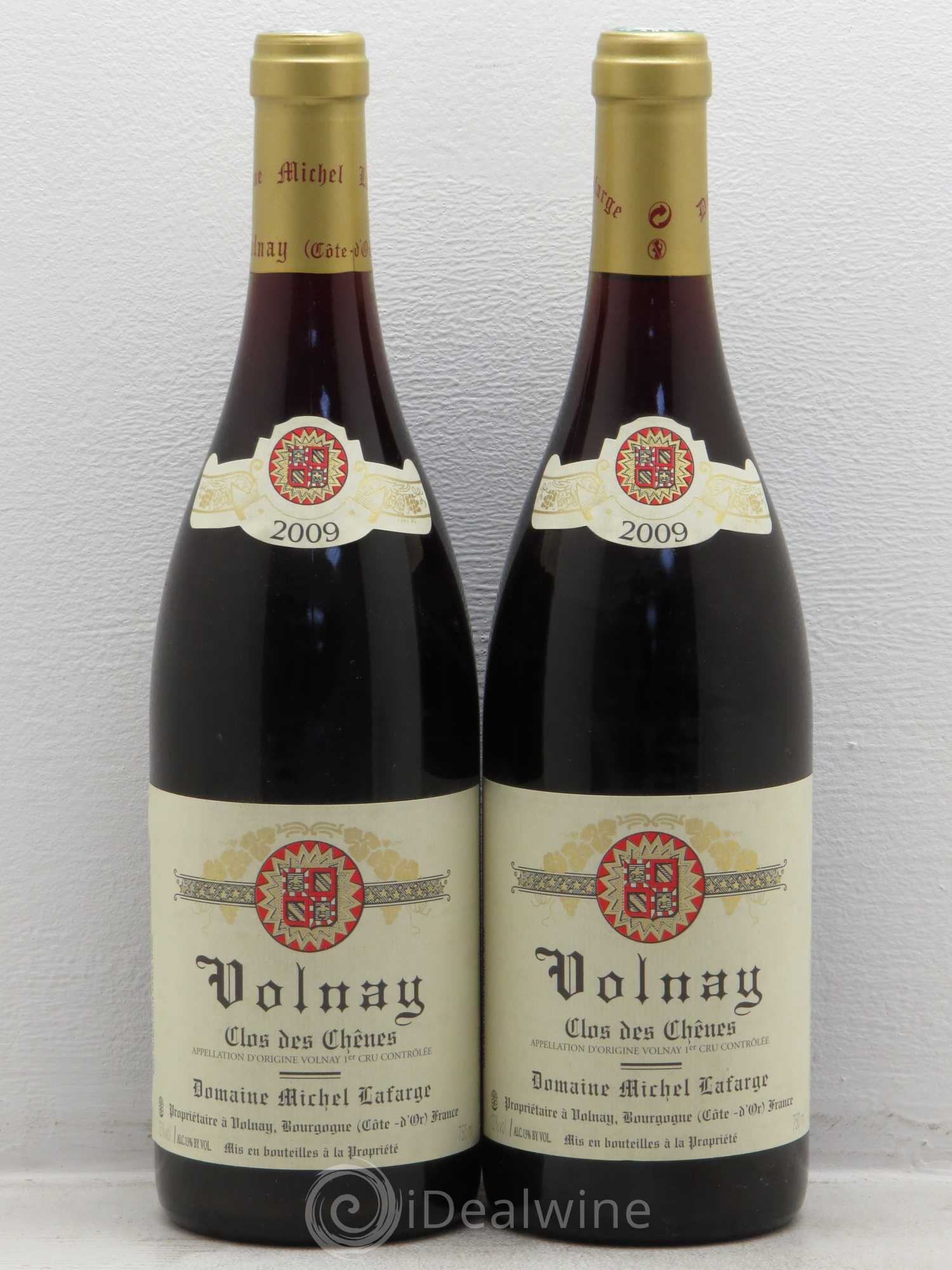 Volnay 1er Cru Clos des Chênes Lafarge (Domaine) 2009 - Lot de 2 bouteilles - 0