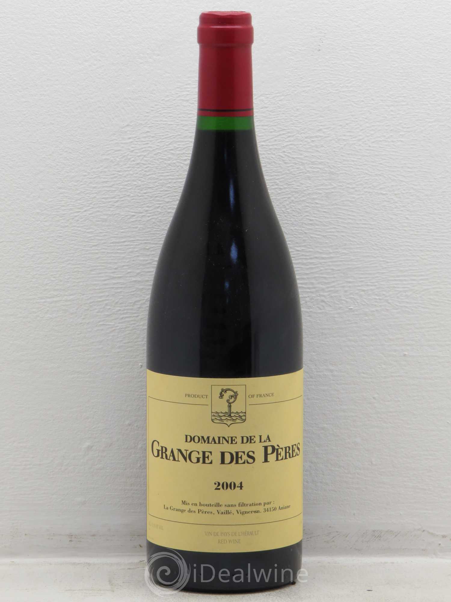 Pays d'Hérault Grange des Pères Laurent Vaillé 2004 - Lot de 1 bouteille - 0