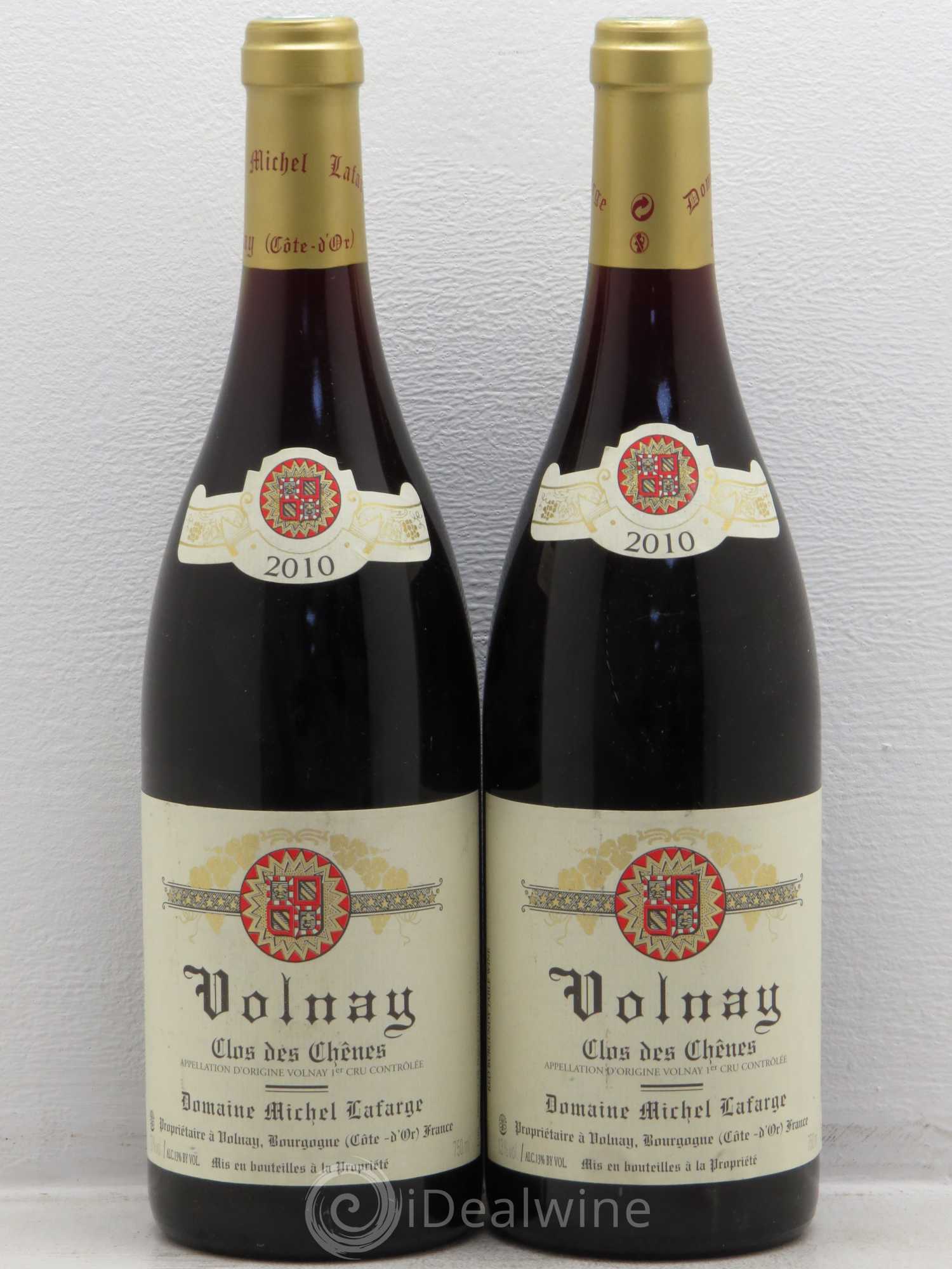 Volnay 1er Cru Clos des Chênes Lafarge (Domaine) 2010 - Lot de 2 bouteilles - 0