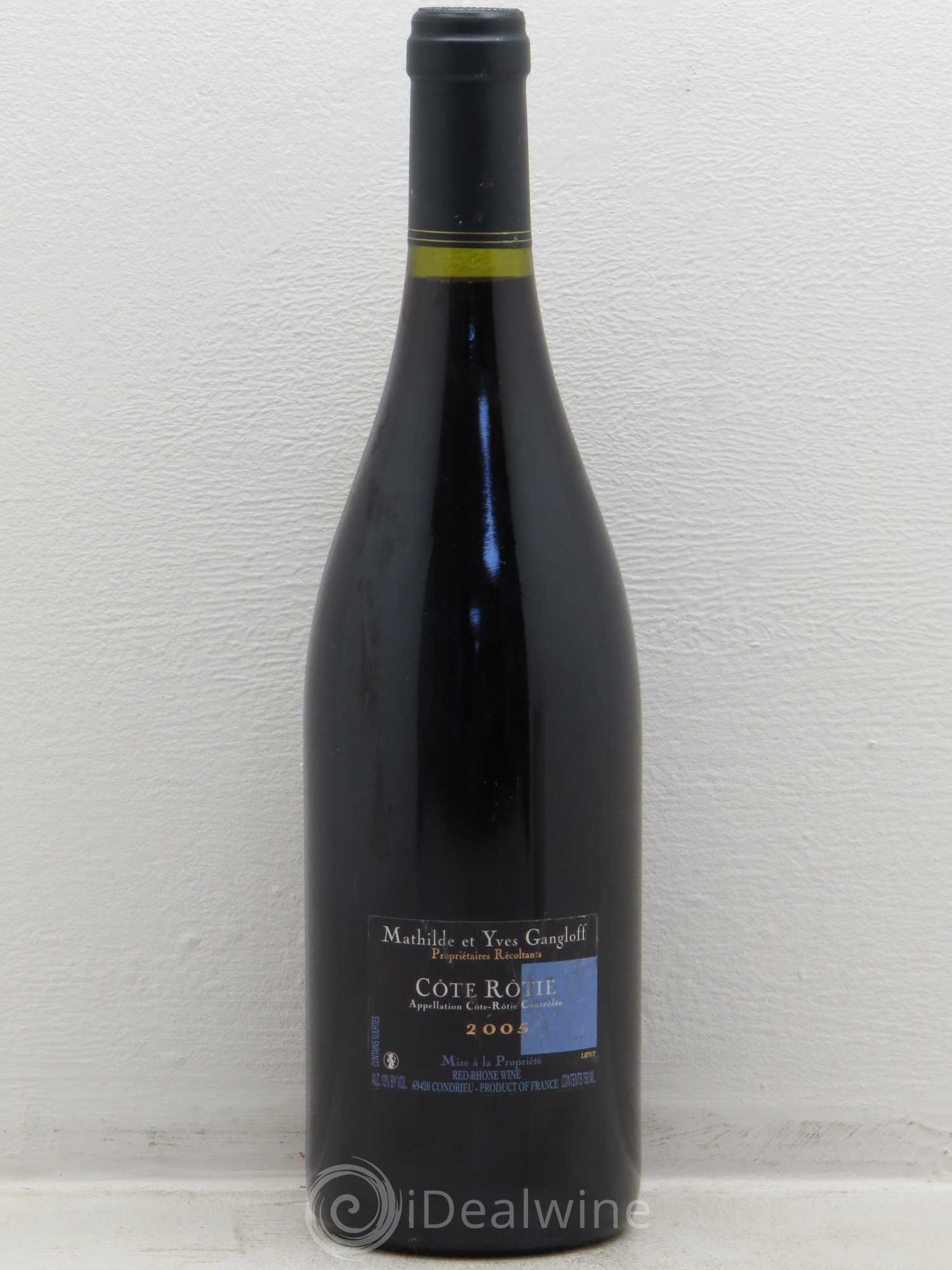 Côte-Rôtie La Barbarine Gangloff (Domaine) 2005 - Lot de 1 bouteille - 1